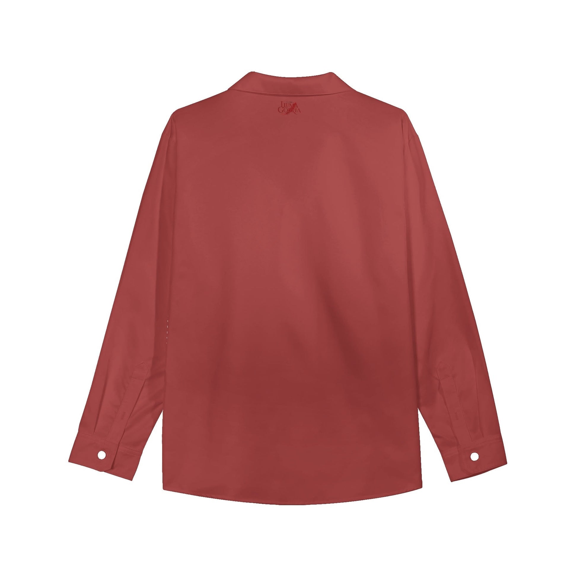 Womens Casual Long Sleeve Button Down Shirt popcustoms   Luma Gorria vêtement