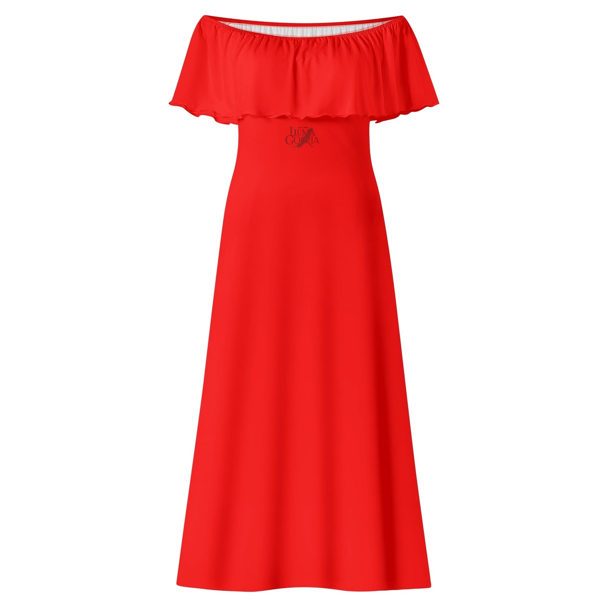 Womens Off The Shoulder Wrap Long Dress popcustoms   Luma Gorria vêtement