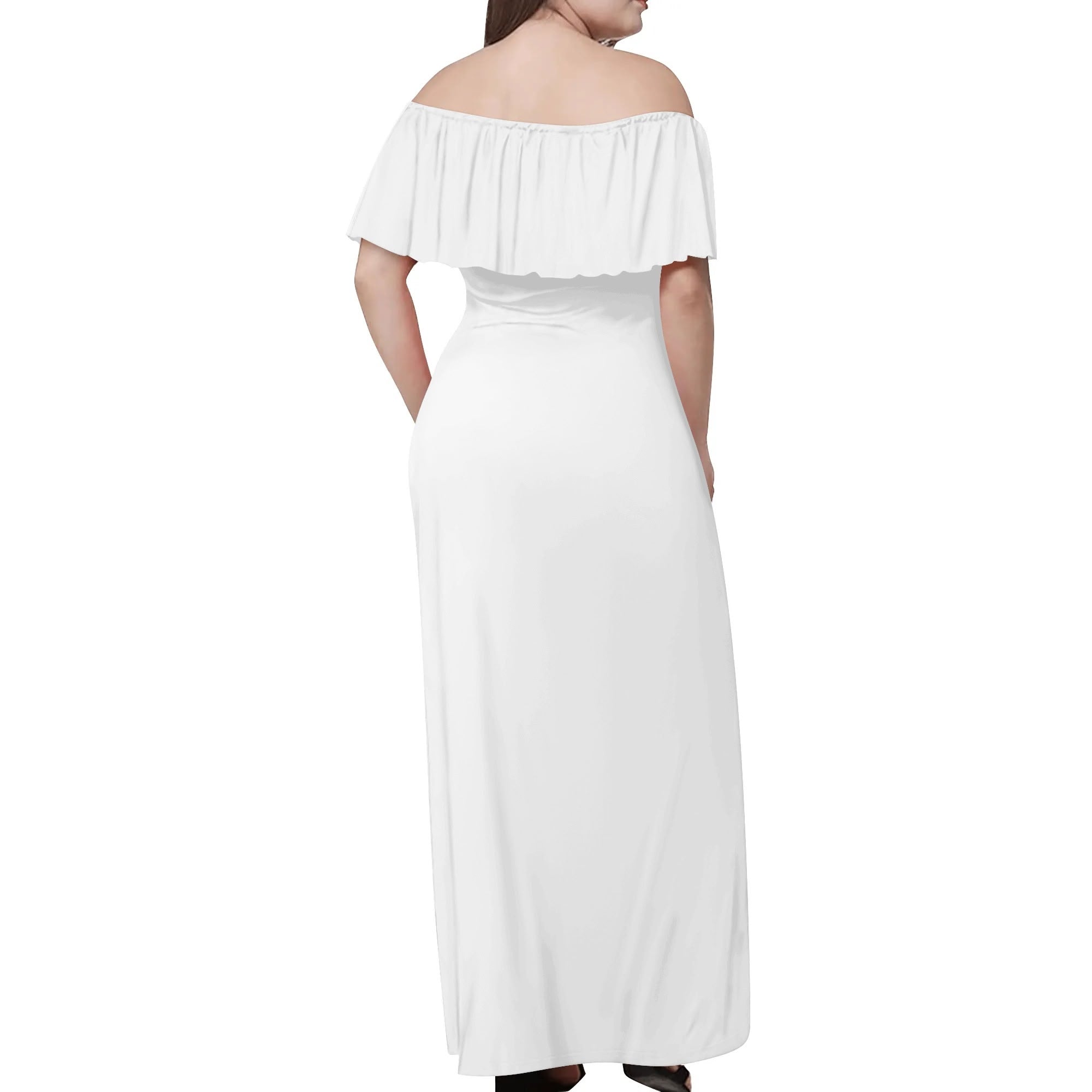 Womens Off The Shoulder Wrap Long Dress popcustoms   Luma Gorria vêtement