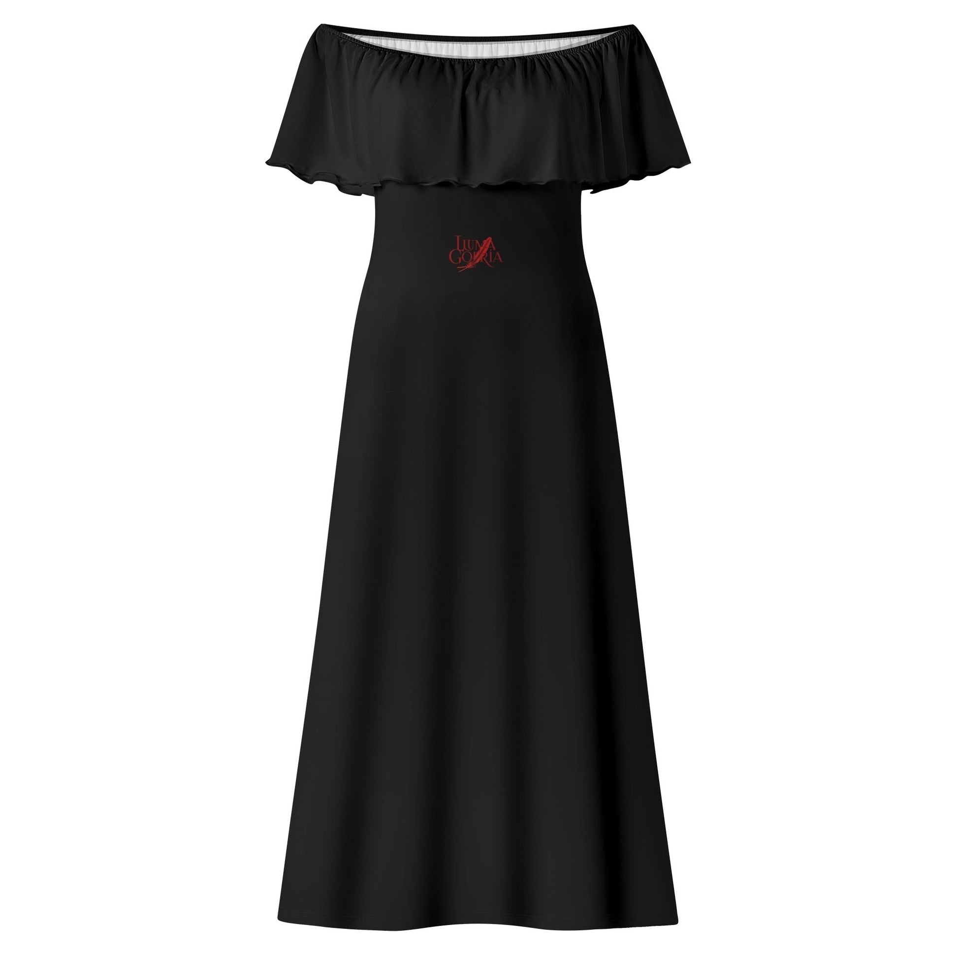Womens Off The Shoulder Wrap Long Dress popcustoms   Luma Gorria vêtement