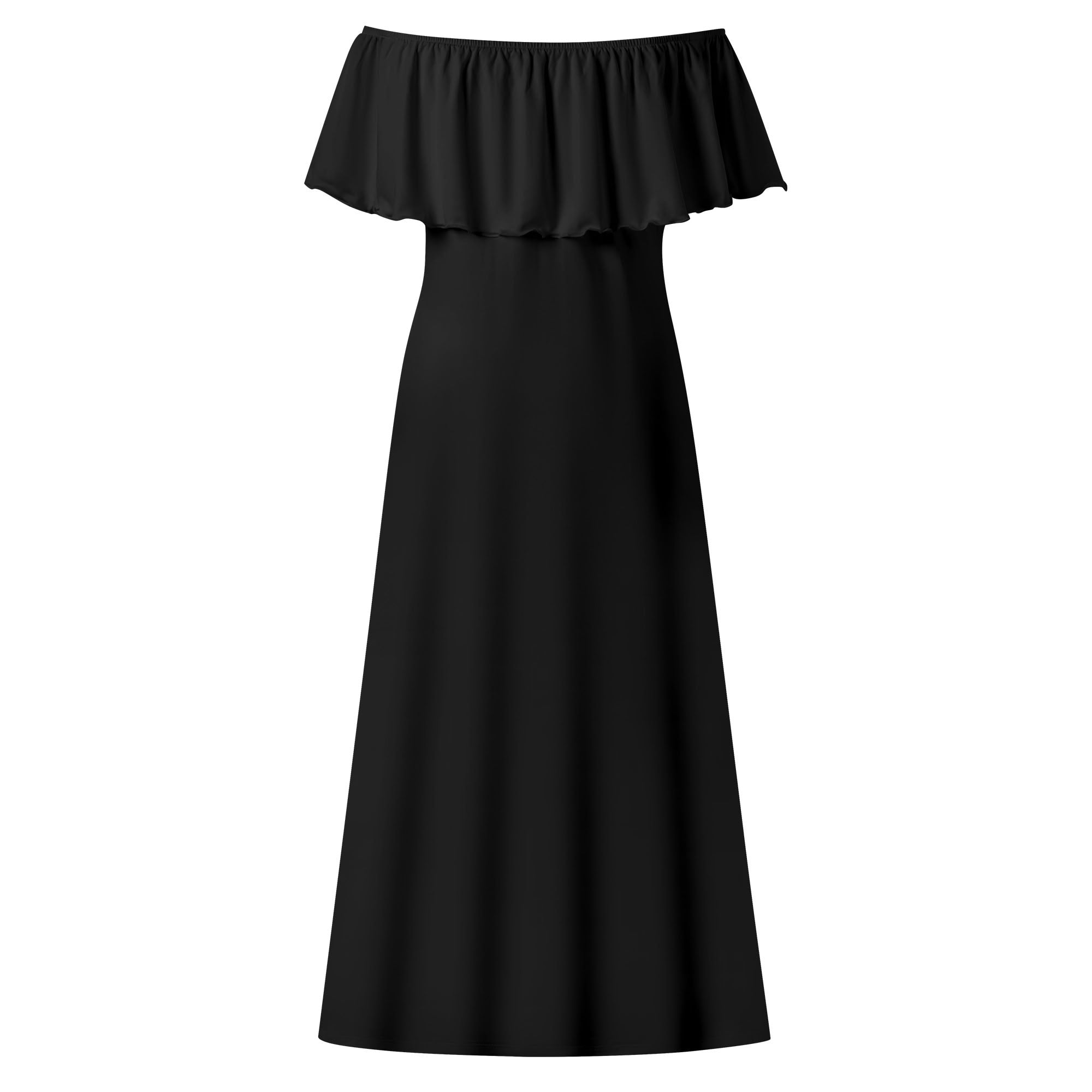 Womens Off The Shoulder Wrap Long Dress popcustoms   Luma Gorria vêtement