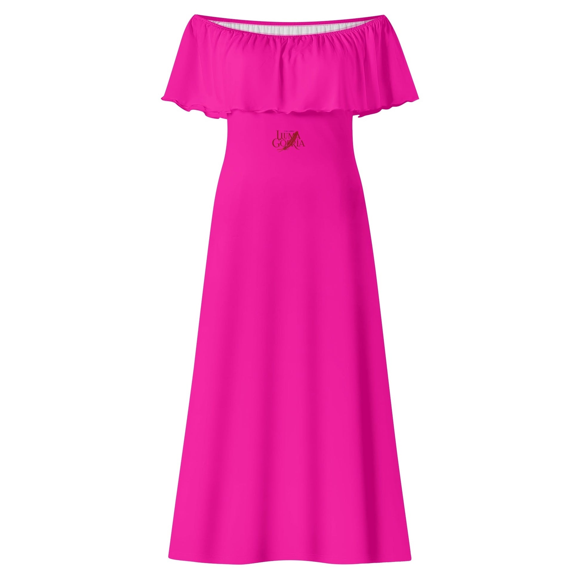 Womens Off The Shoulder Wrap Long Dress popcustoms   Luma Gorria vêtement