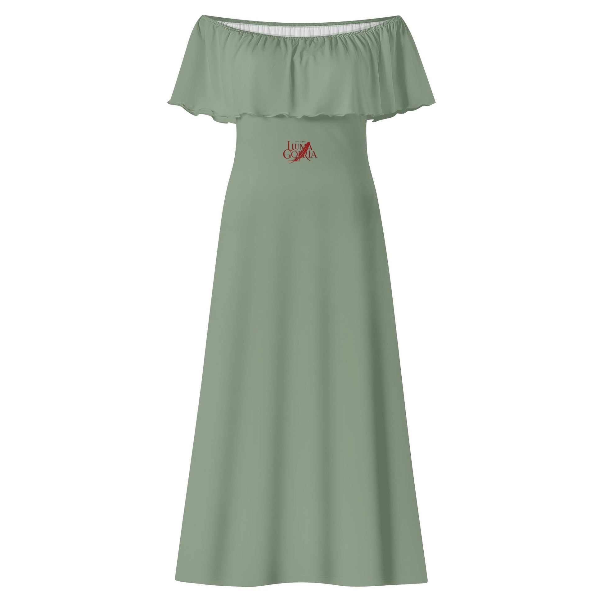 Womens Off The Shoulder Wrap Long Dress popcustoms   Luma Gorria vêtement