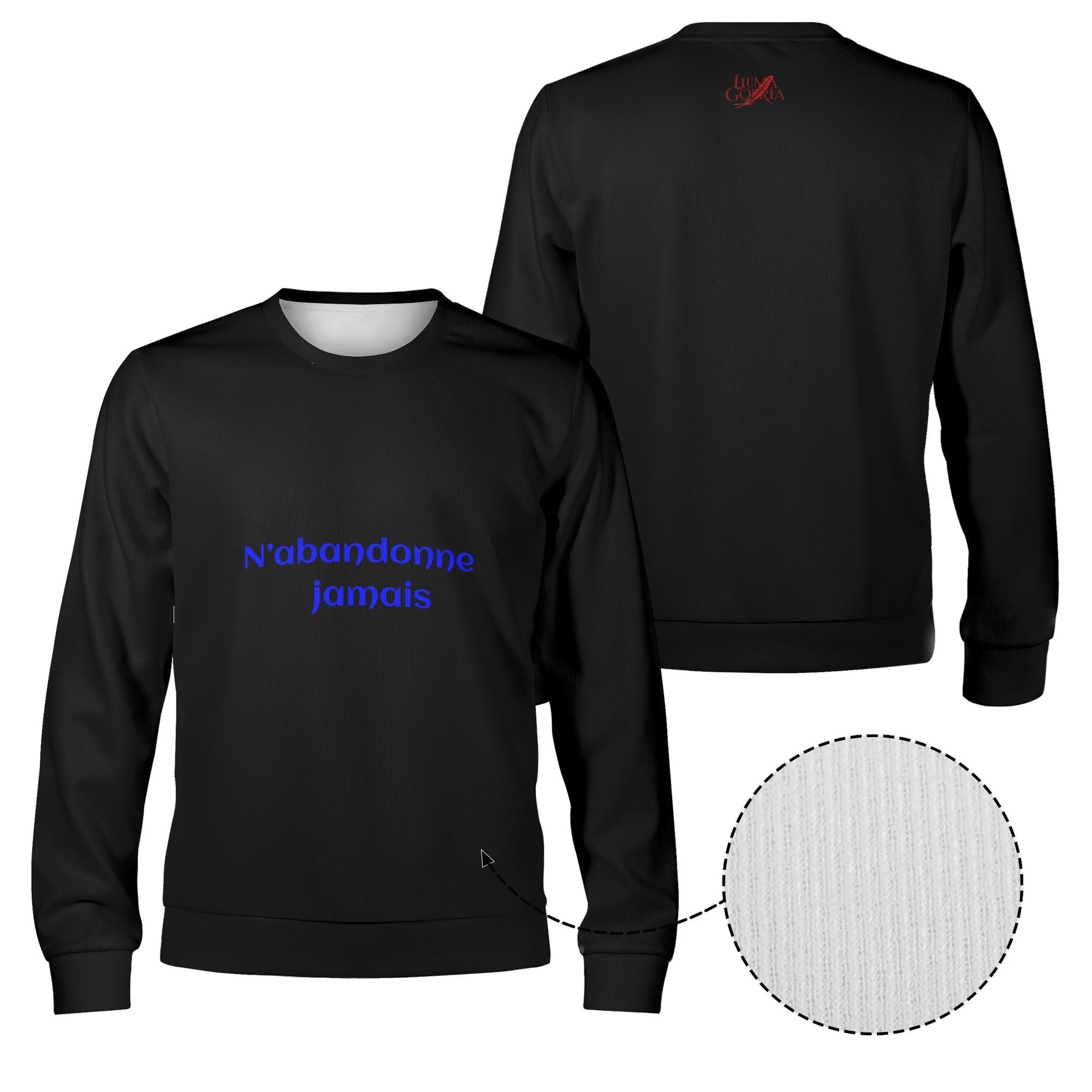 Unisex Custom Winter Christmas Pullover Sweatshirt popcustoms   Luma Gorria vêtement