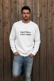 Sweat-shirt homme confortable en polyester – du S au 5XL