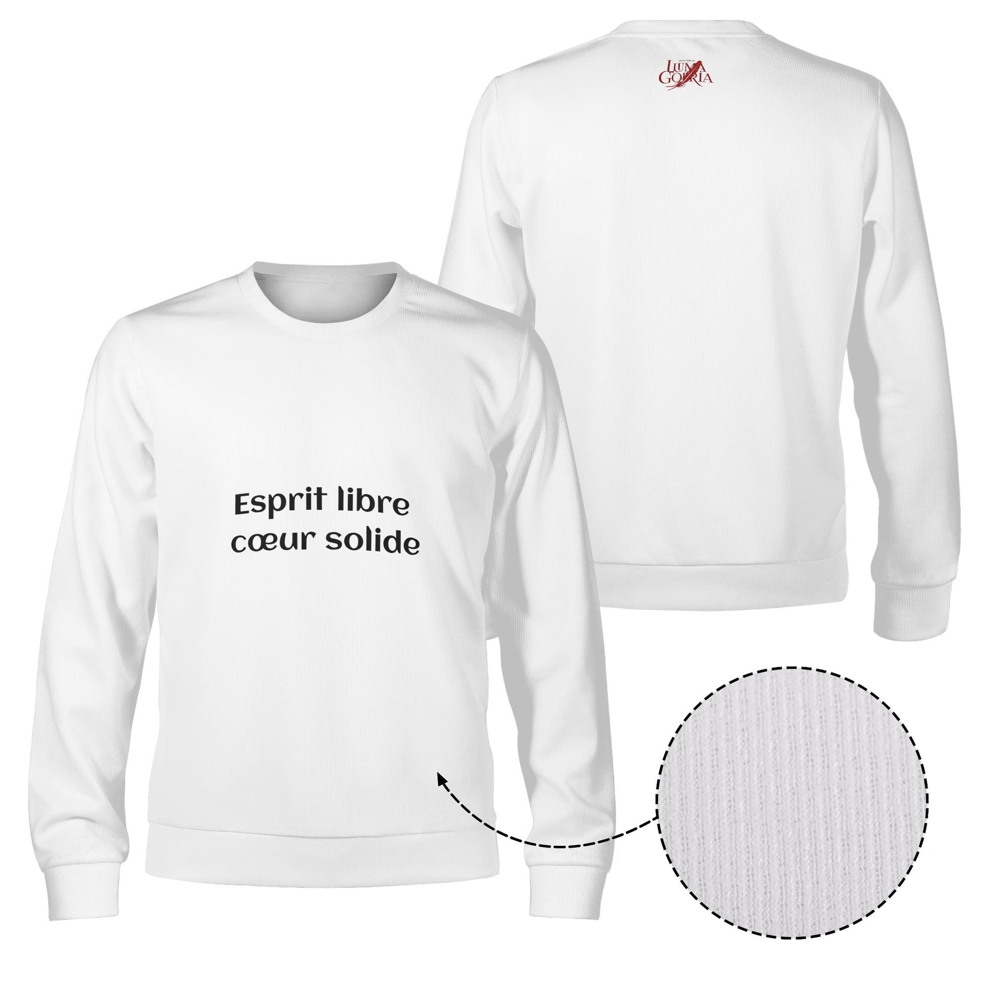 Unisex Custom Winter Christmas Pullover Sweatshirt popcustoms   Luma Gorria vêtement