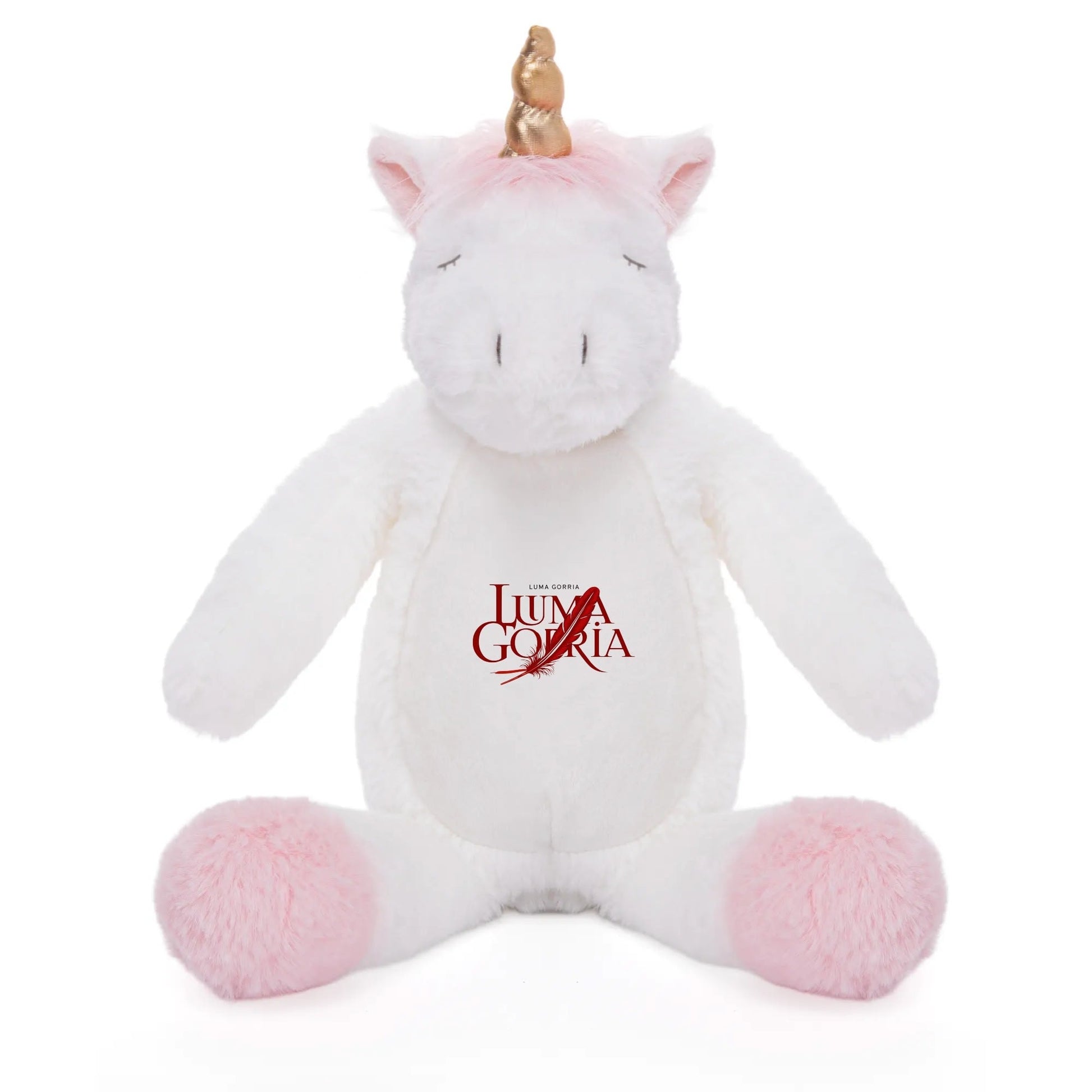 Personalized Cute Print Plush Unicorn for Birth Keepsake popcustoms   Luma Gorria vêtement