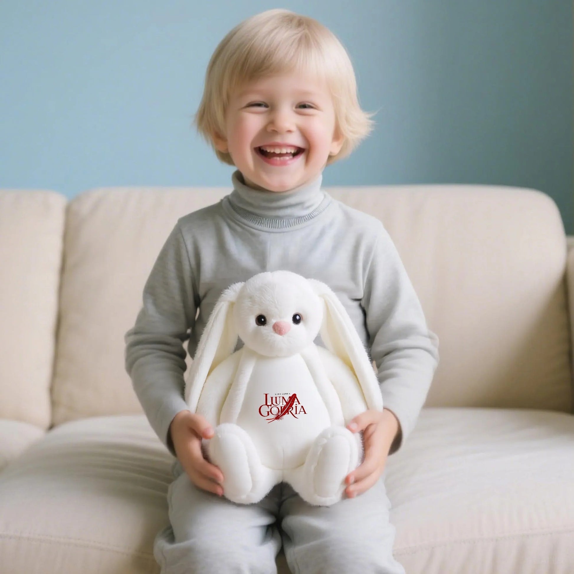 Printing Plush Stuffed Bunny Rabbit for Easter Christmas Birthday popcustoms 19.98  Luma Gorria vêtement