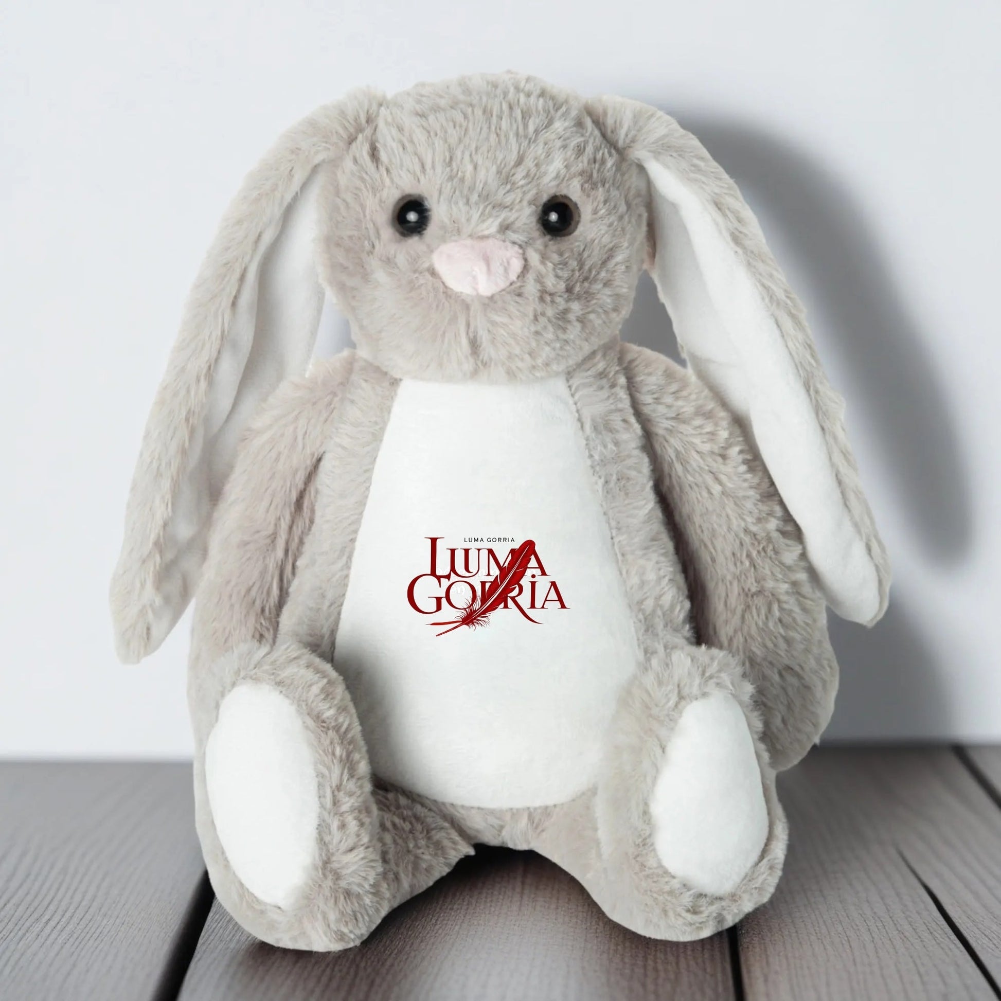 Printing Plush Stuffed Bunny Rabbit for Easter Christmas Birthday popcustoms   Luma Gorria vêtement