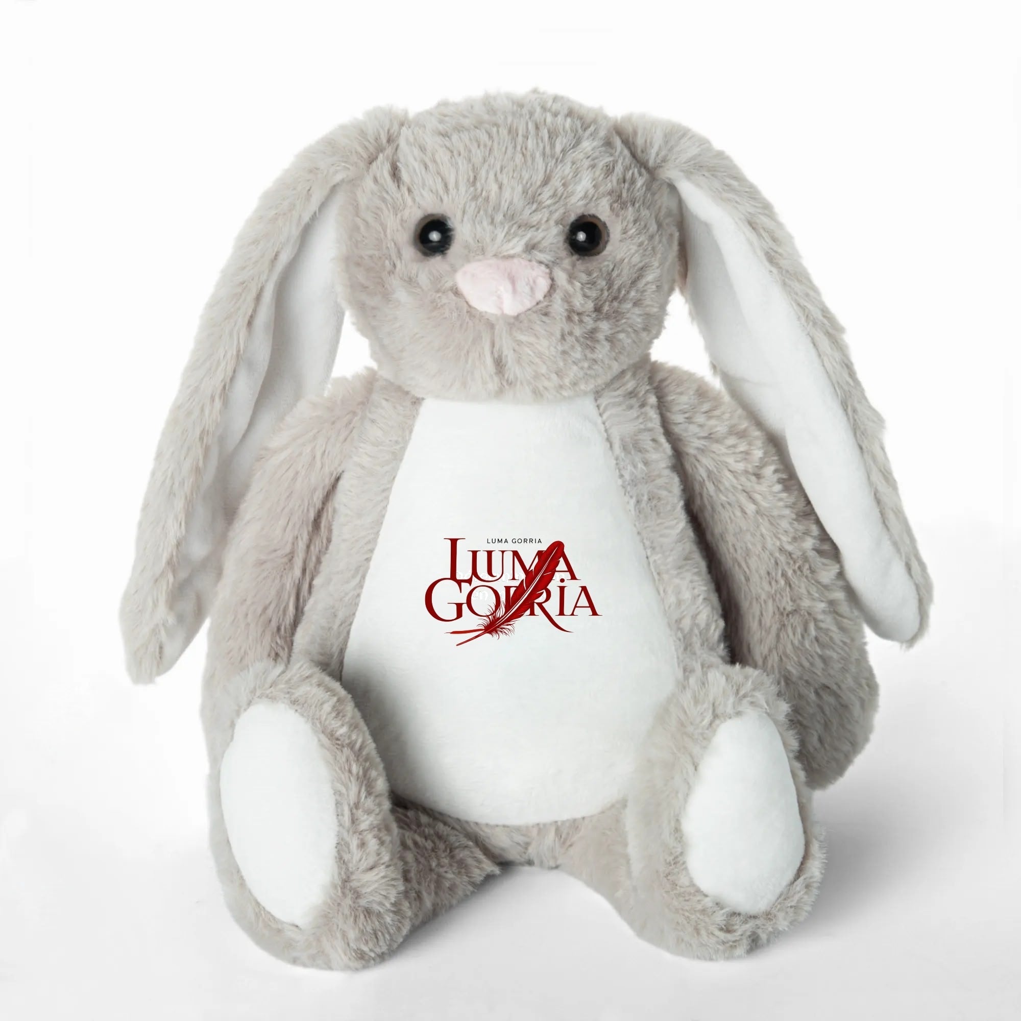 Printing Plush Stuffed Bunny Rabbit for Easter Christmas Birthday popcustoms   Luma Gorria vêtement