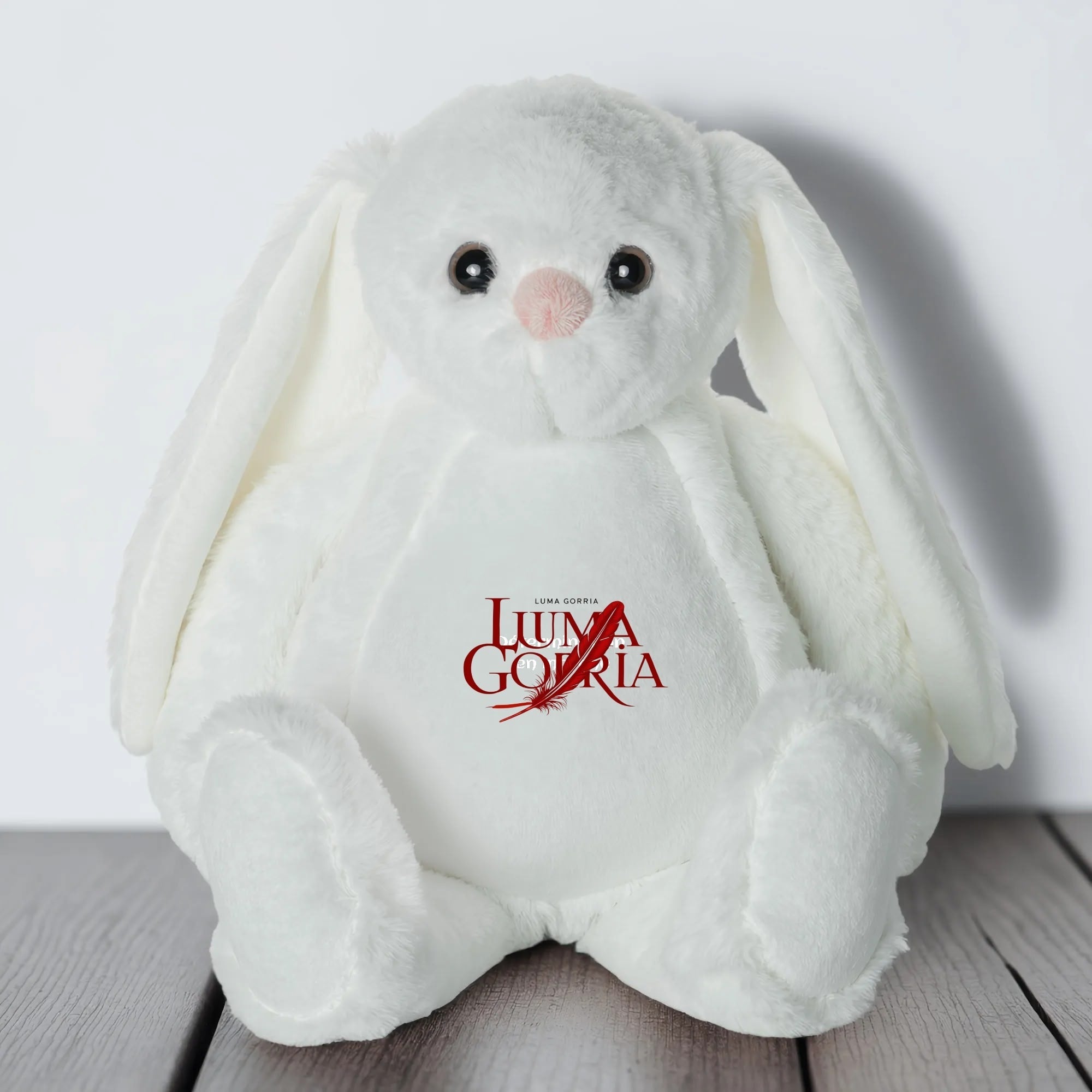 Printing Plush Stuffed Bunny Rabbit for Easter Christmas Birthday popcustoms   Luma Gorria vêtement