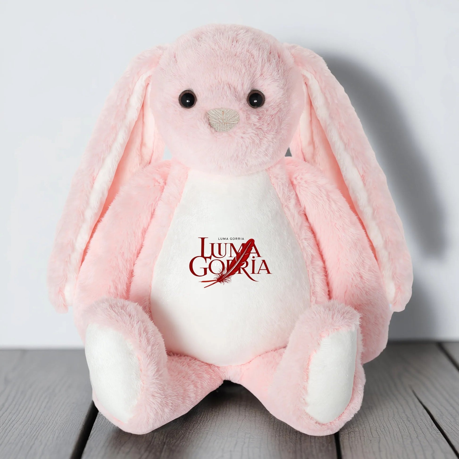 Printing Plush Stuffed Bunny Rabbit for Easter Christmas Birthday popcustoms   Luma Gorria vêtement