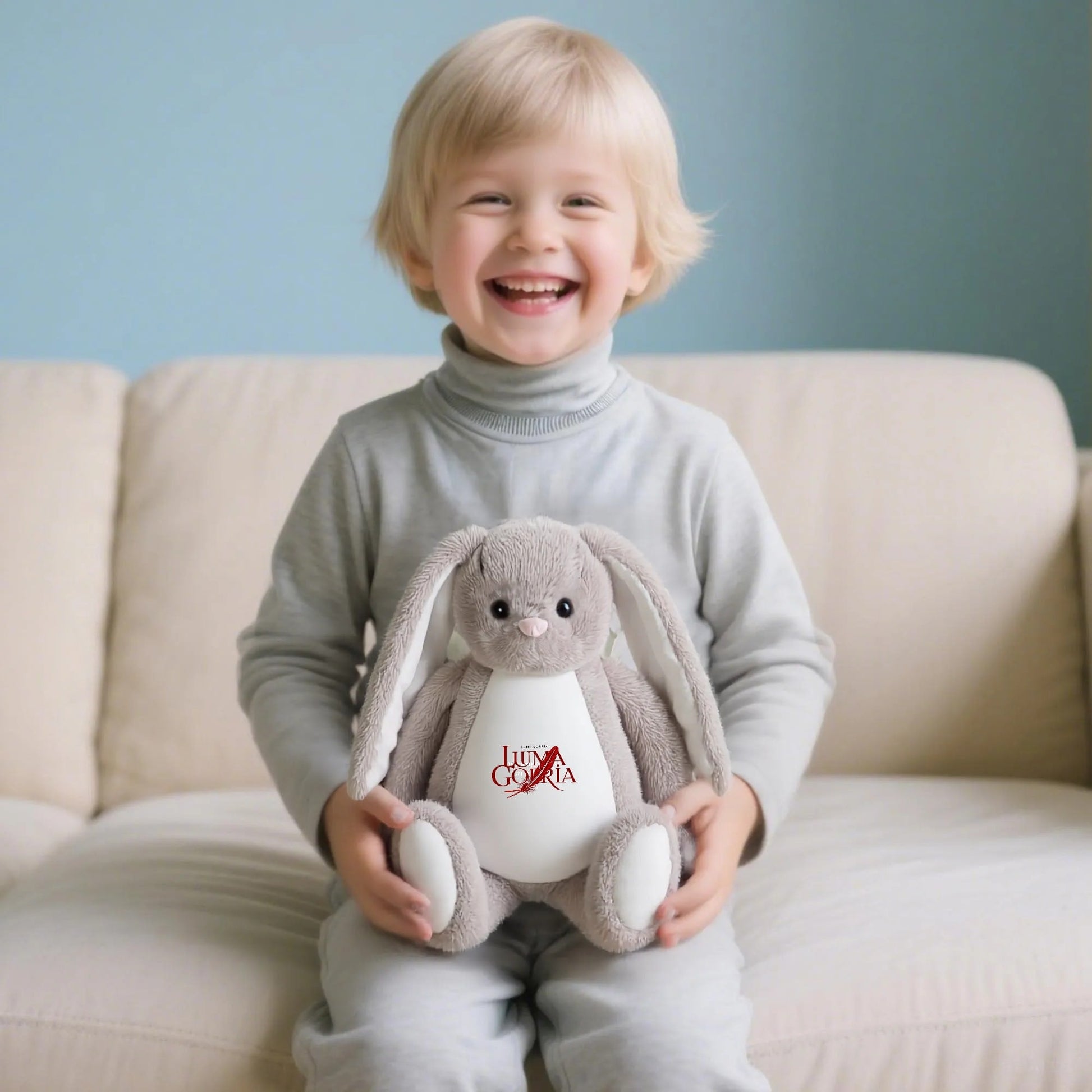 Printing Plush Stuffed Bunny Rabbit for Easter Christmas Birthday popcustoms 19.98  Luma Gorria vêtement
