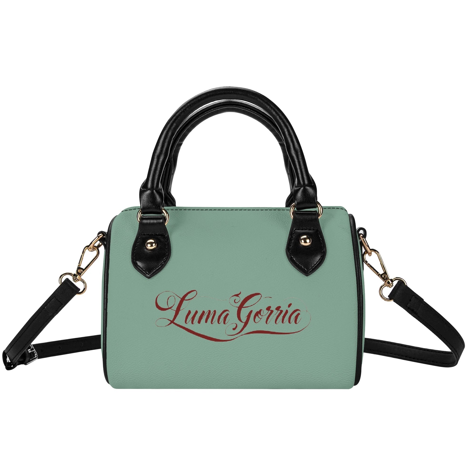 Womens Leather Mini Small Boston Bag Satchel Handbag popcustoms   Luma Gorria vêtement