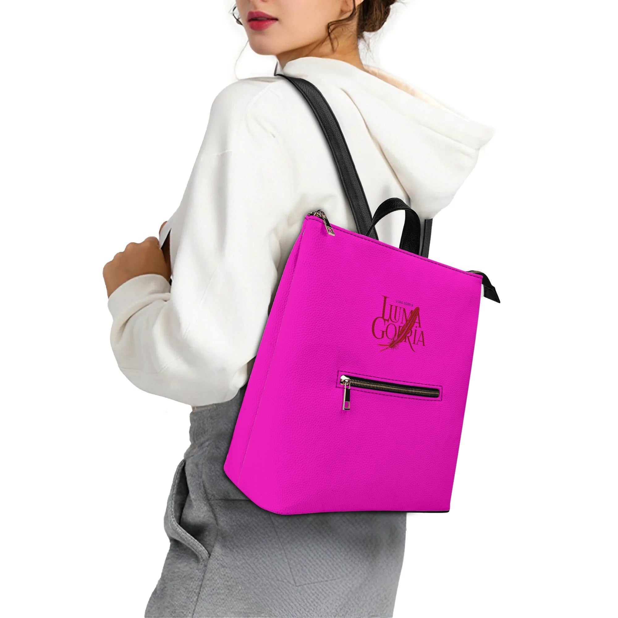 Sac à dos cuir PU femme – Antivol, élégant et multifonction Luma Gorria vetement 44.98 Sac à dos cuir PU femme Luma Gorria vêtement