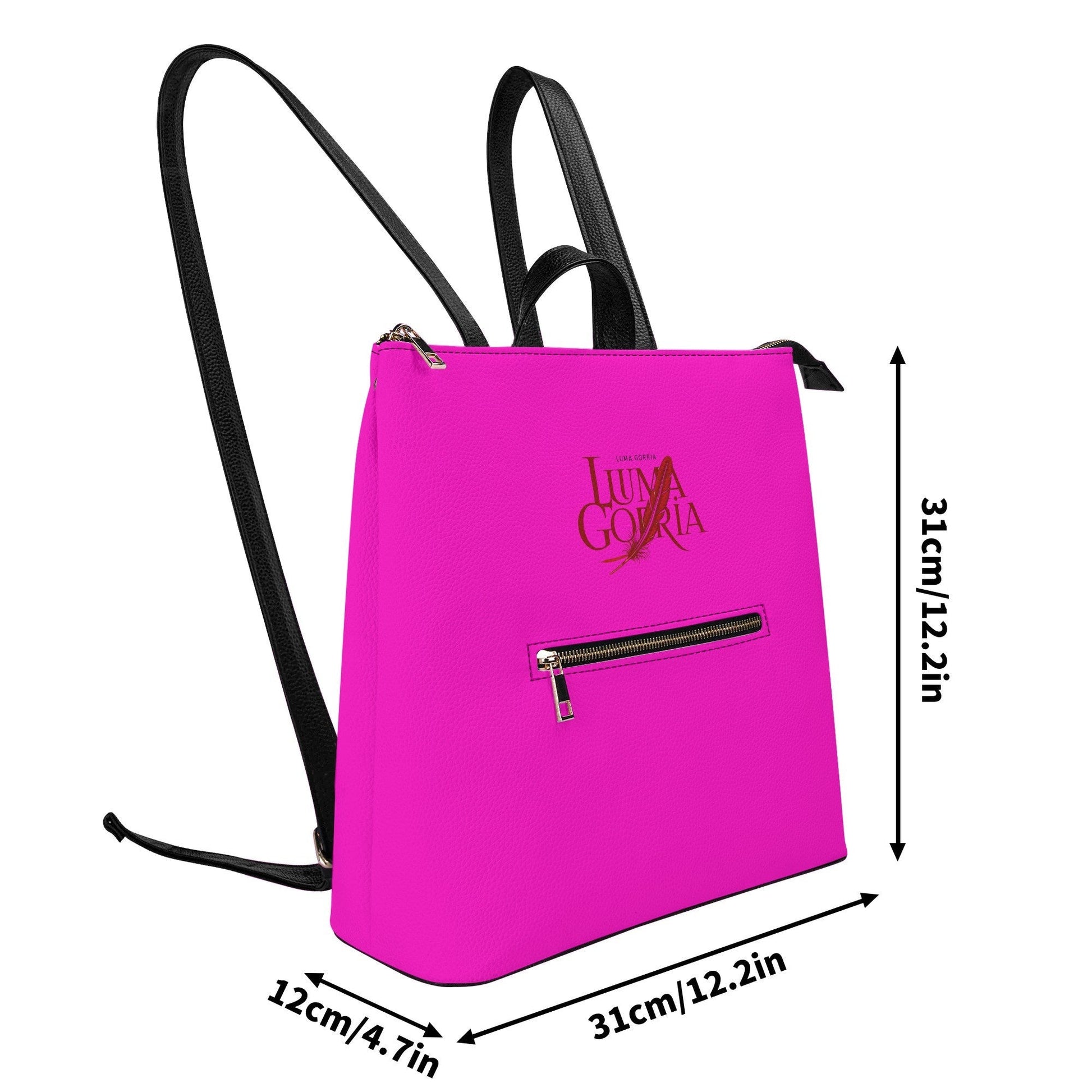 Sac à dos cuir PU femme – Antivol, élégant et multifonction Luma Gorria vetement  Sac à dos cuir PU femme Luma Gorria vêtement