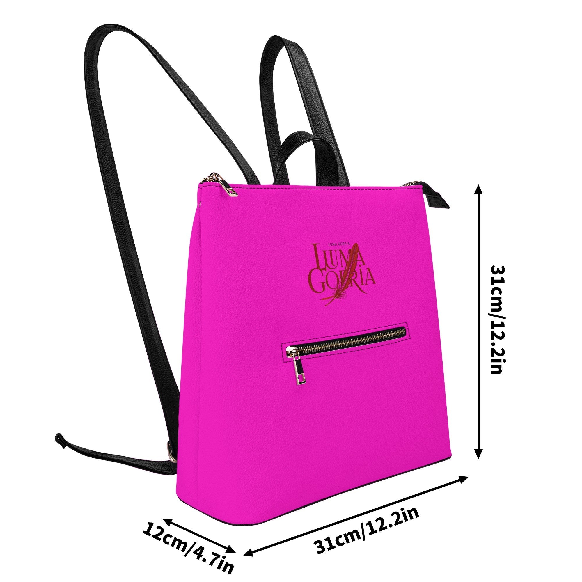 Sac à dos cuir PU femme – Antivol, élégant et multifonction Luma Gorria vetement  Sac à dos cuir PU femme Luma Gorria vêtement