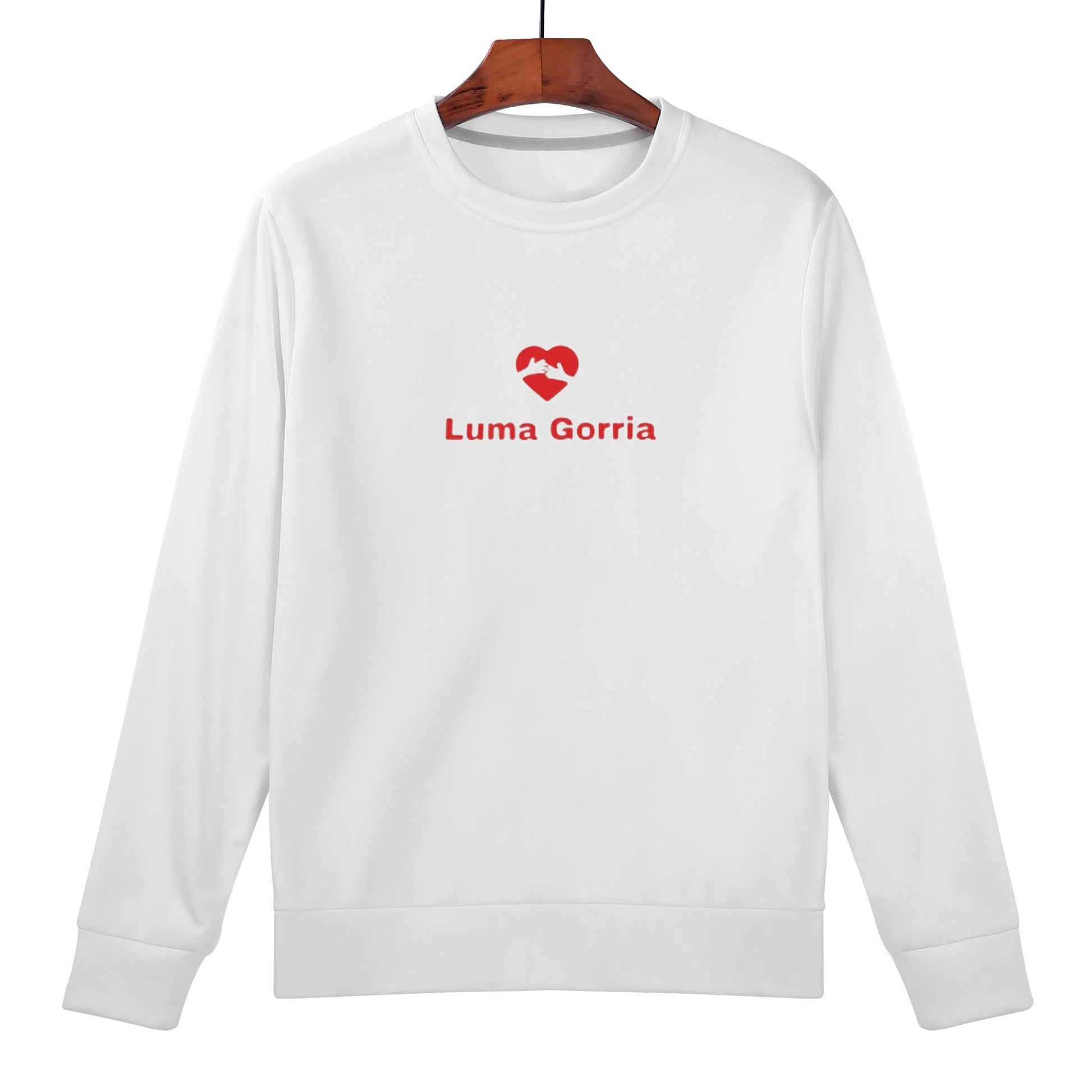 Sweat-shirt femme – Col rond, manches longues Luma Gorria vetement  Sweat-shirt femme Luma Gorria vêtement