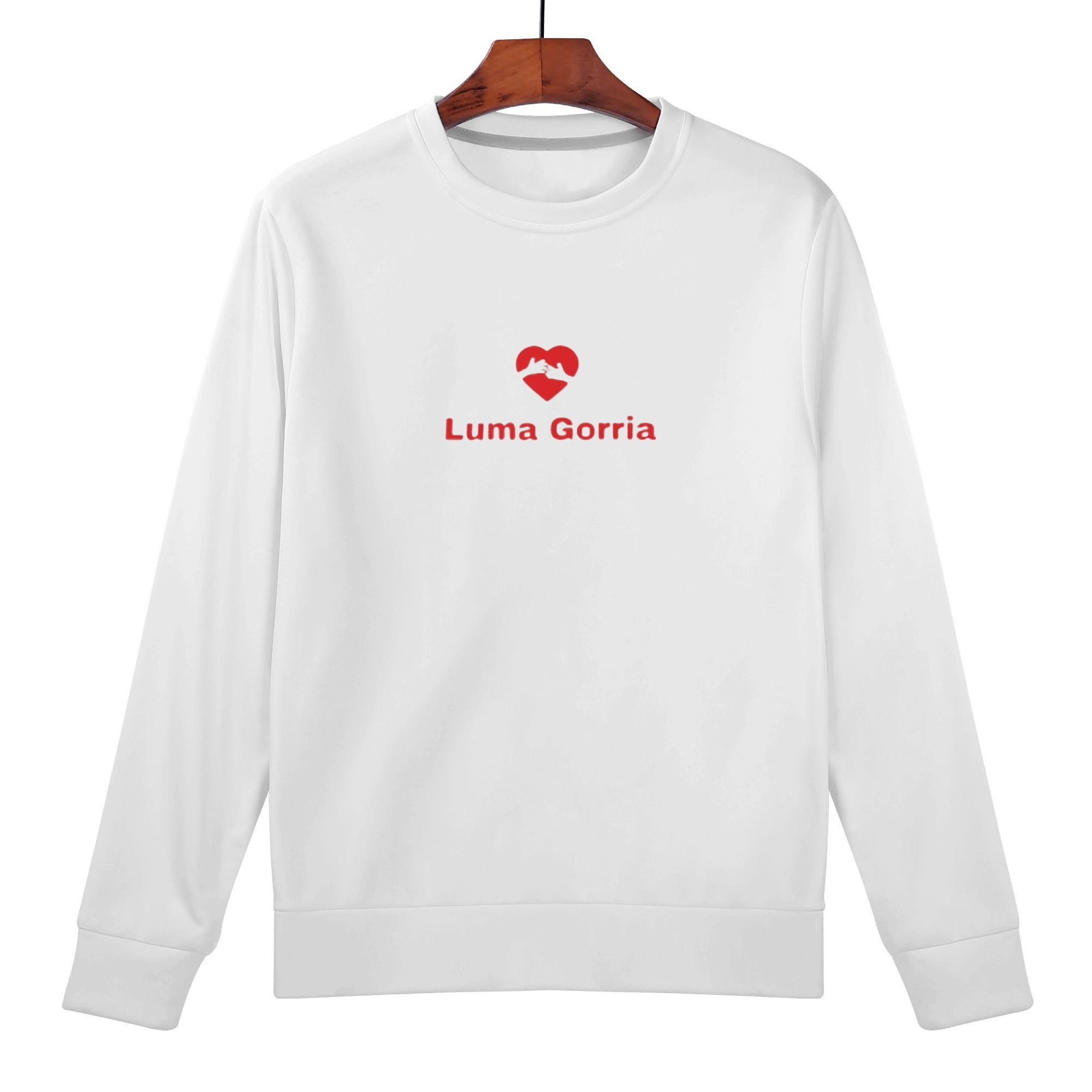 Sweat-shirt femme – Col rond, manches longues Luma Gorria vetement  Sweat-shirt femme Luma Gorria vêtement