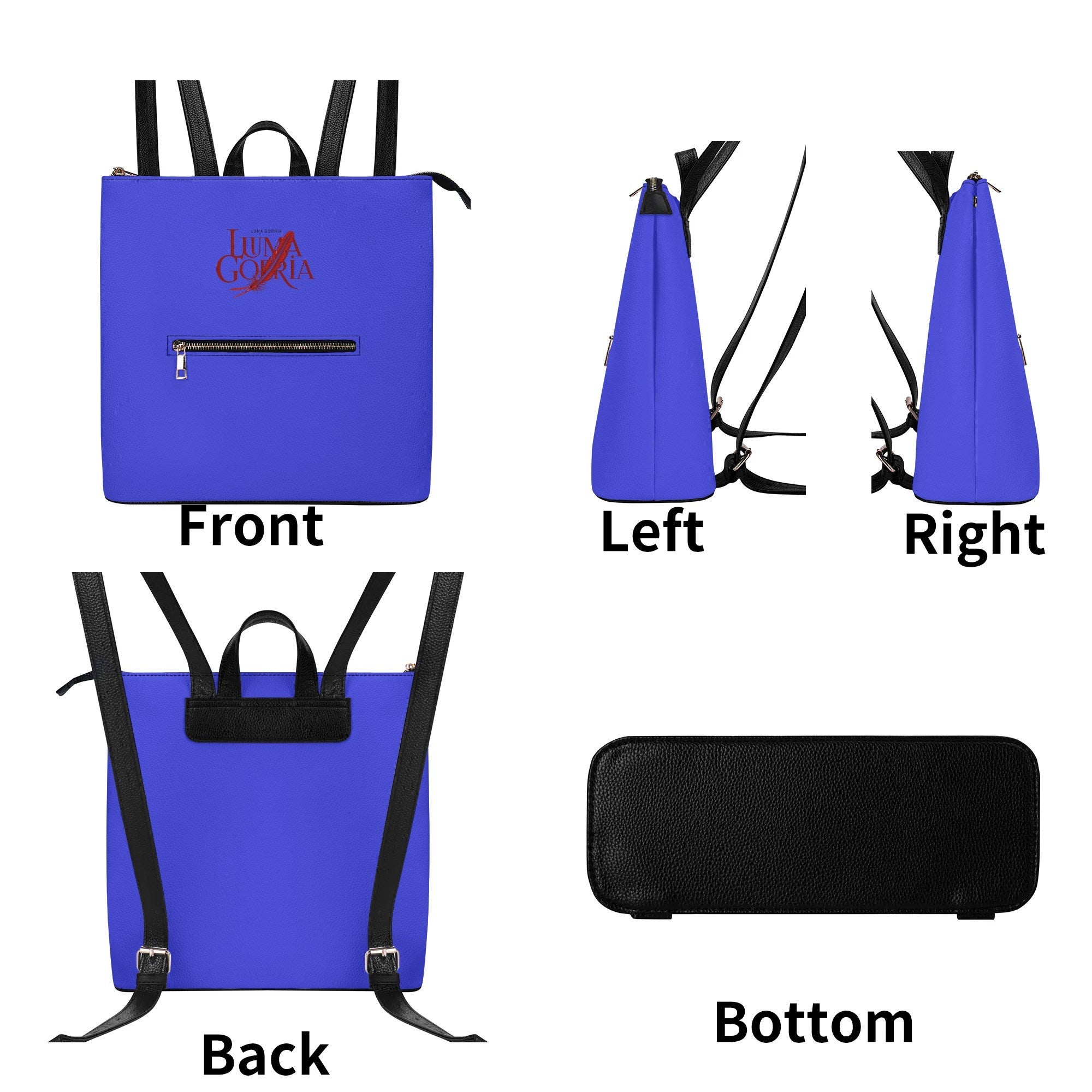 Sac à dos cuir PU femme – Antivol, élégant et multifonction Luma Gorria vetement  Sac à dos cuir PU femme Luma Gorria vêtement