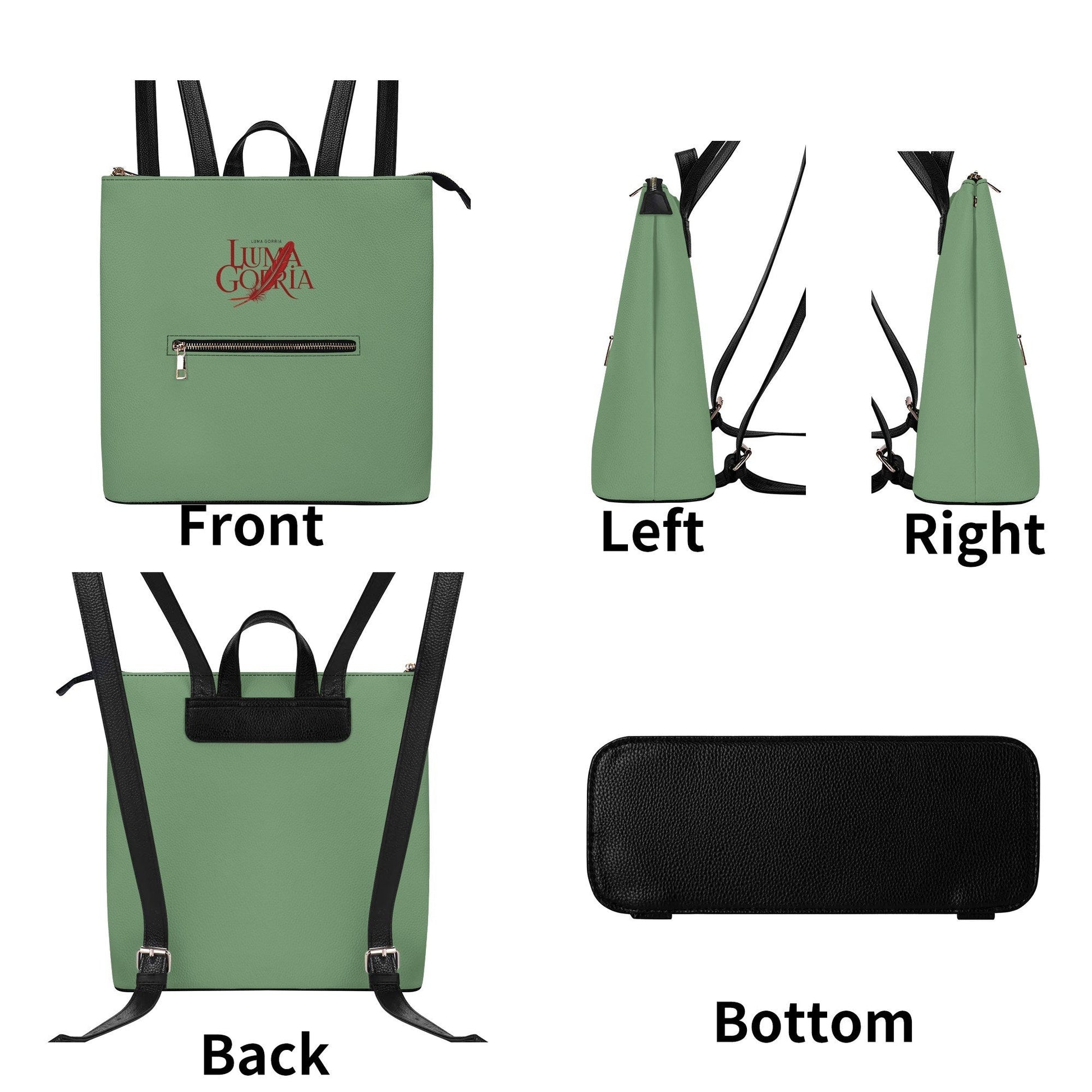 Sac à dos cuir PU femme – Antivol, élégant et multifonction Luma Gorria vetement  Sac à dos cuir PU femme Luma Gorria vêtement