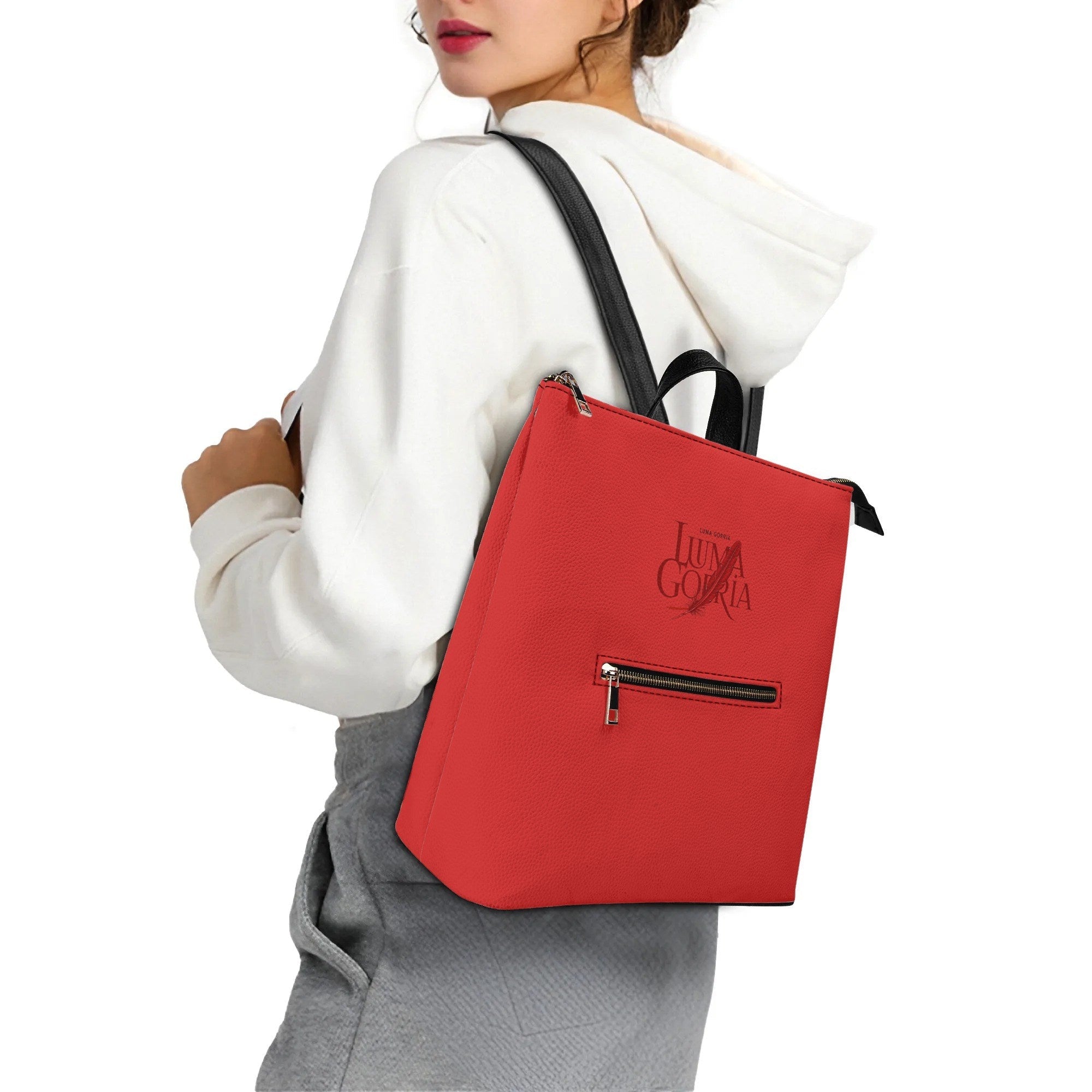 Sac à dos cuir PU femme – Antivol, élégant et multifonction Luma Gorria vetement 44.98 Sac à dos cuir PU femme Luma Gorria vêtement
