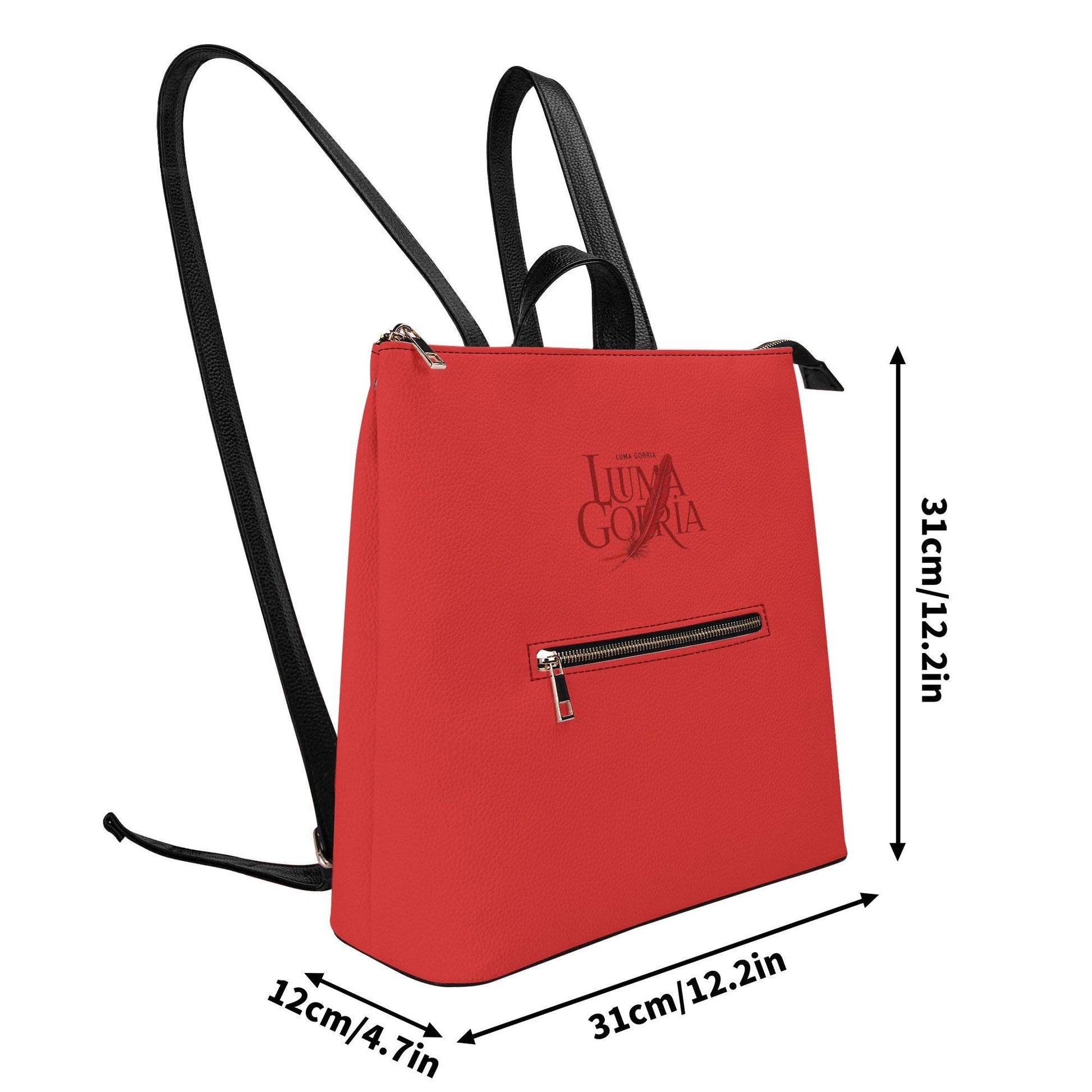 Sac à dos cuir PU femme – Antivol, élégant et multifonction Luma Gorria vetement  Sac à dos cuir PU femme Luma Gorria vêtement