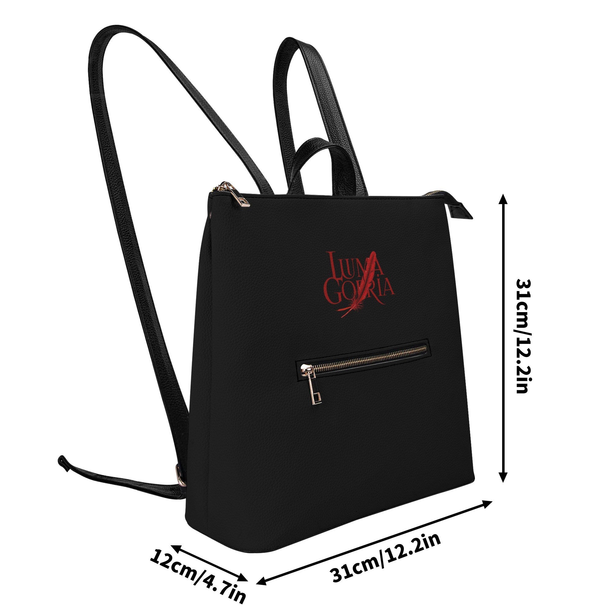 Sac à dos cuir PU femme – Antivol, élégant et multifonction Luma Gorria vetement  Sac à dos cuir PU femme Luma Gorria vêtement