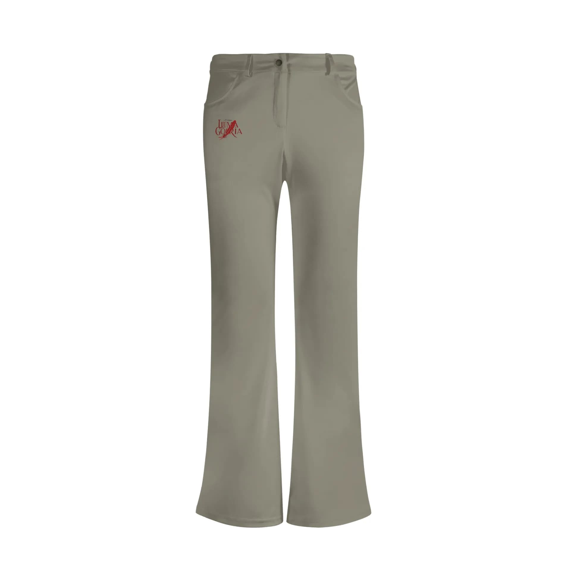 Pantalon évasé femme taille mi-haute – Confort & effet ventre plat