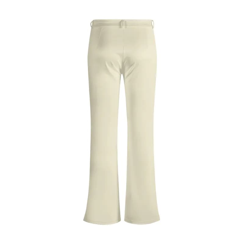 Pantalon évasé femme taille mi-haute – Confort & effet ventre plat