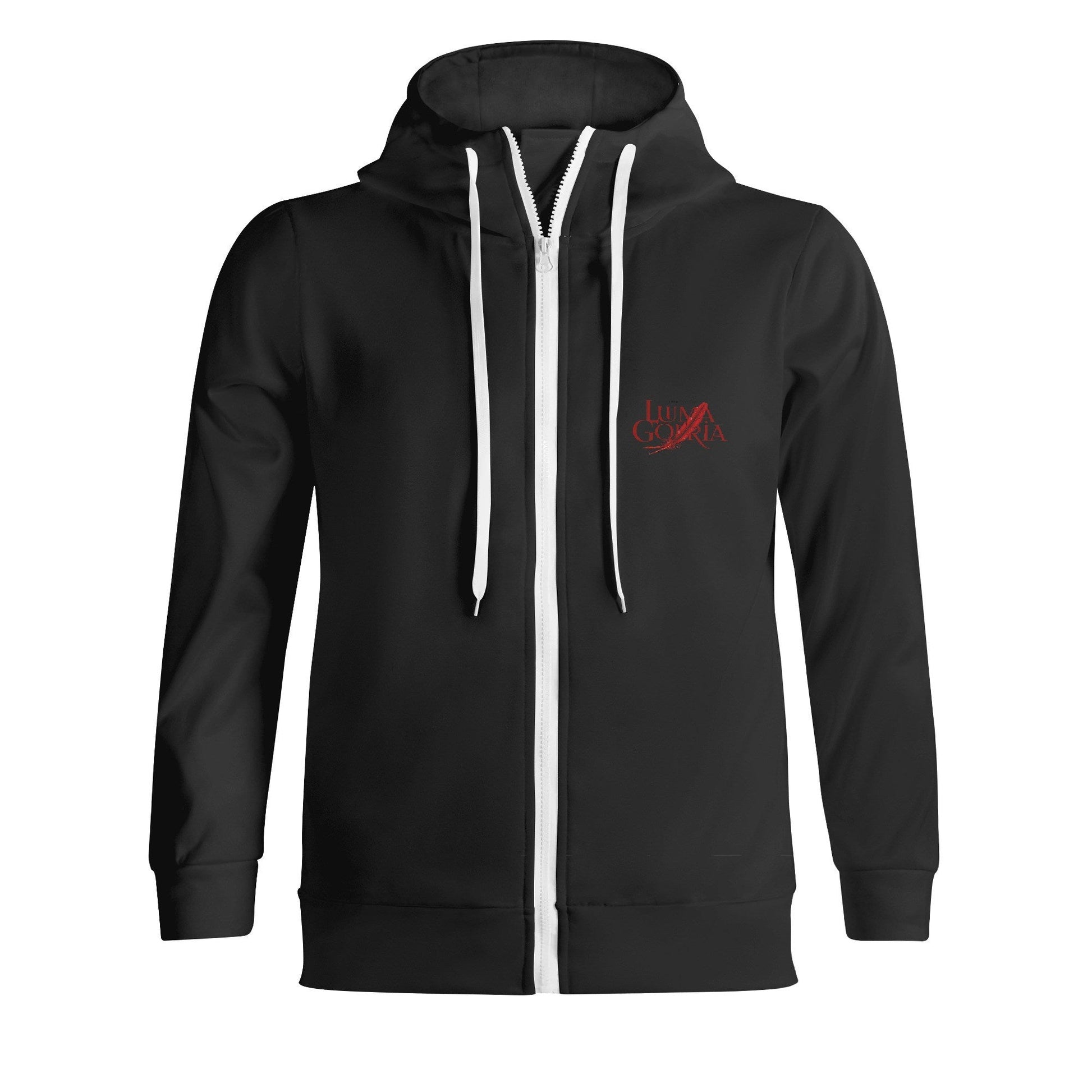 Sweat à capuche zippé – Col haut, chaud et décontracté S-5XL Luma Gorria vetement  Sweat à capuche zippé homme Luma Gorria vêtement