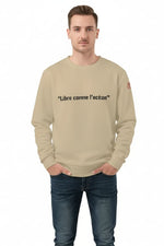 sweat-shirt homme streetwear à col rond