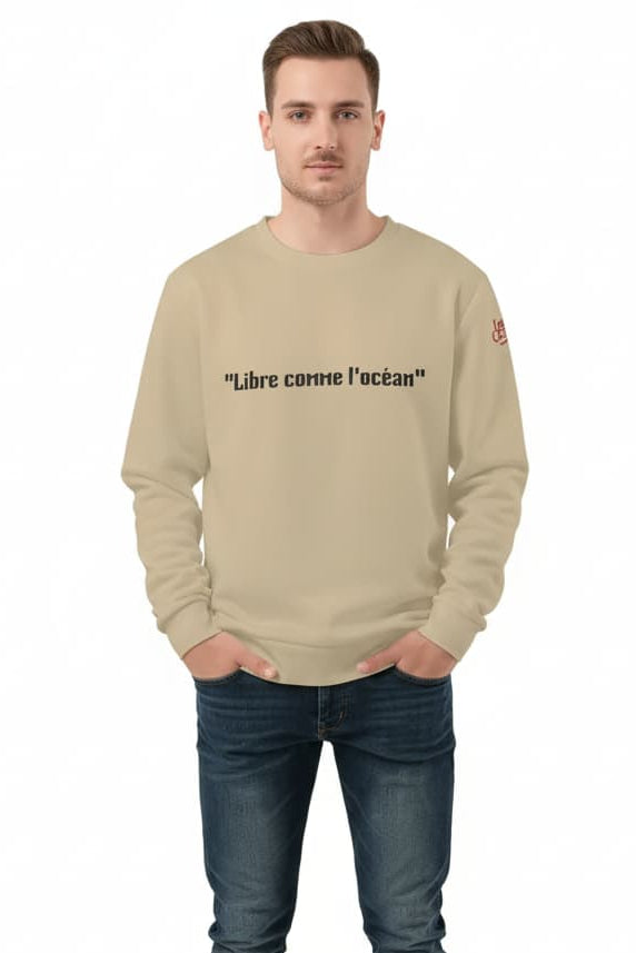 sweat-shirt homme streetwear à col rond