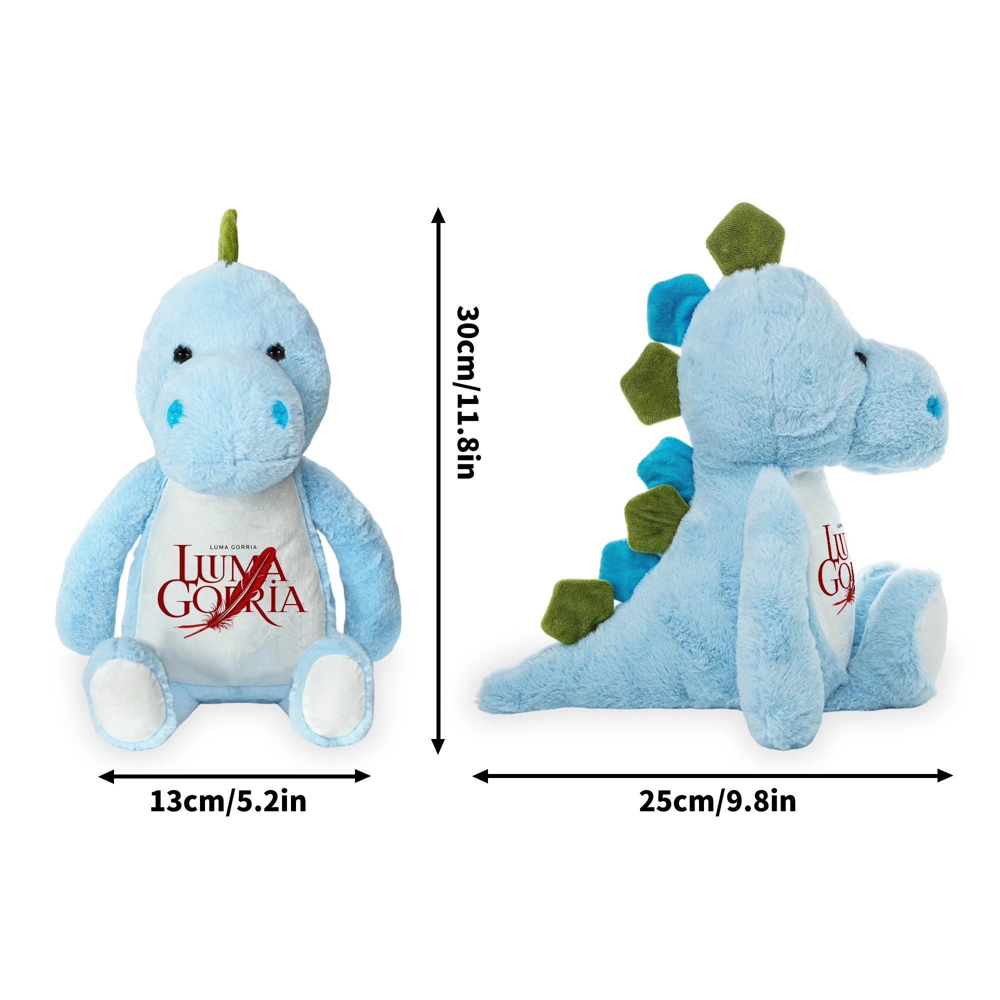 Stuffed Dinosaur Belly Print Plush Toys for Kids Doll Gifts popcustoms   Luma Gorria vêtement