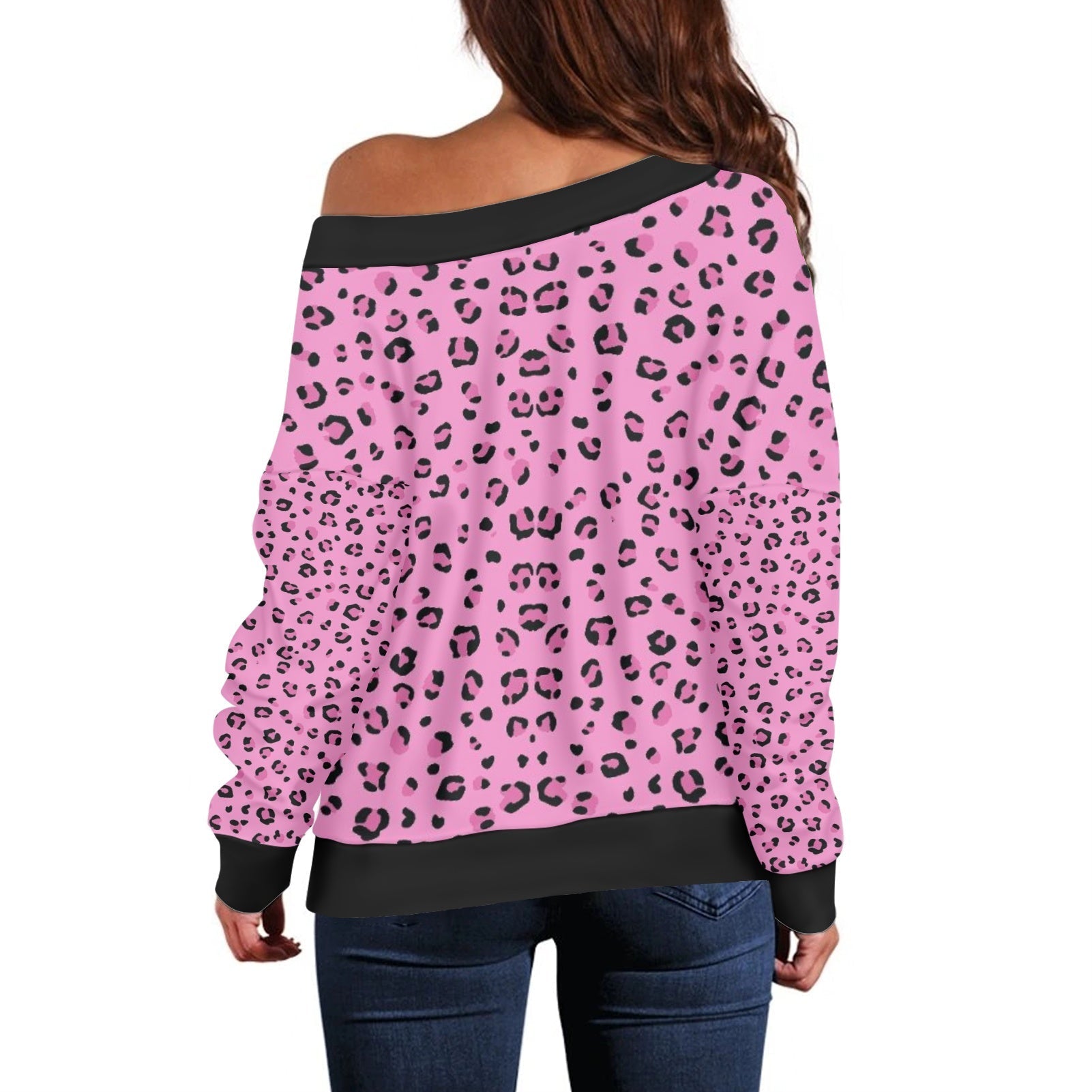 Pull femme – Style moderne à épaule dénudée, doux et extensible Luma Gorria vêtement  Pull femme Luma Gorria vêtement