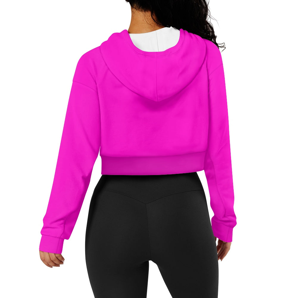 Sweat à capuche court femme – Zippé, tendance et confortable Luma Gorria vêtement  Sweat à capuche court femme Luma Gorria vêtement