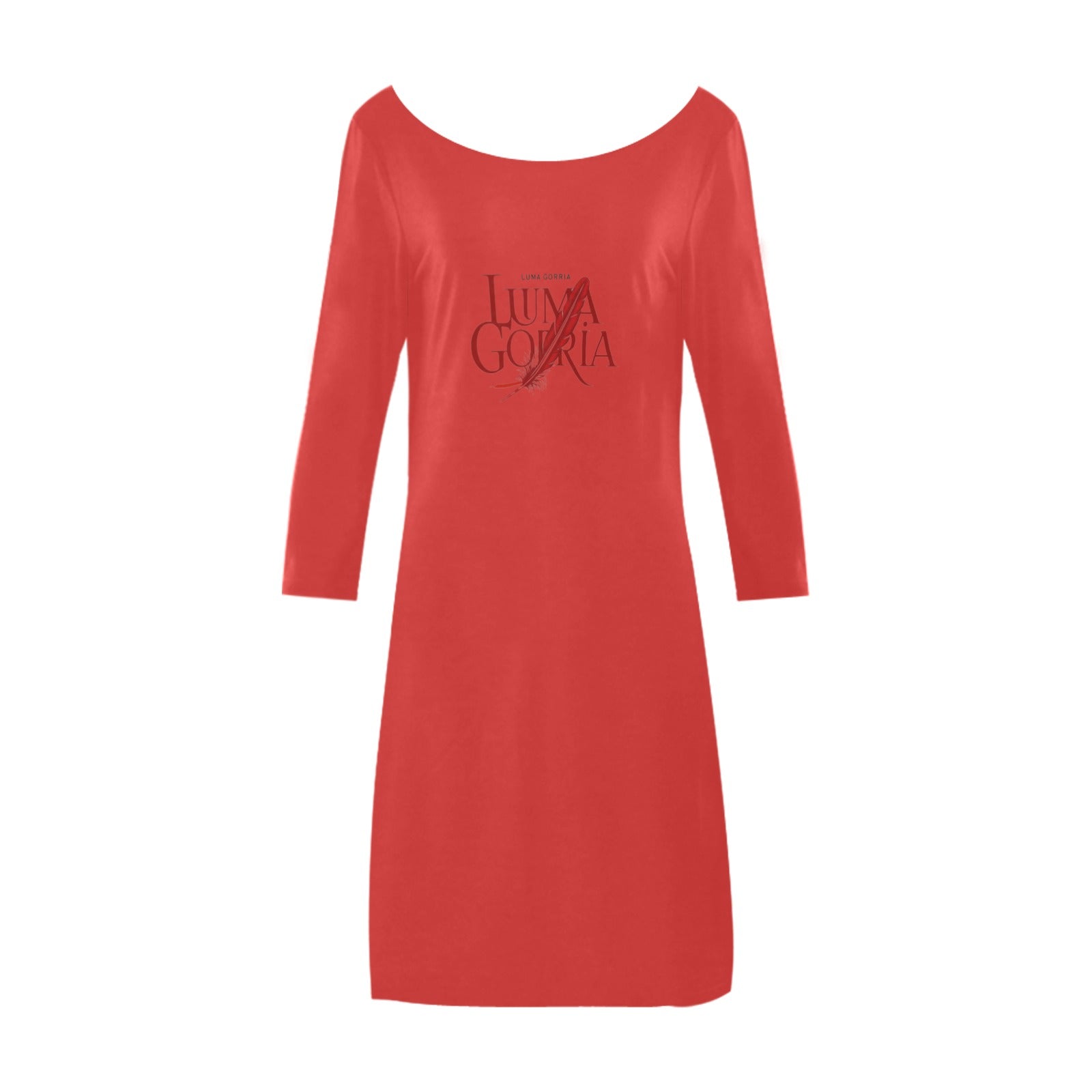 Robe trapèze femme – Col bateau, mi-longue, élégante et fluide