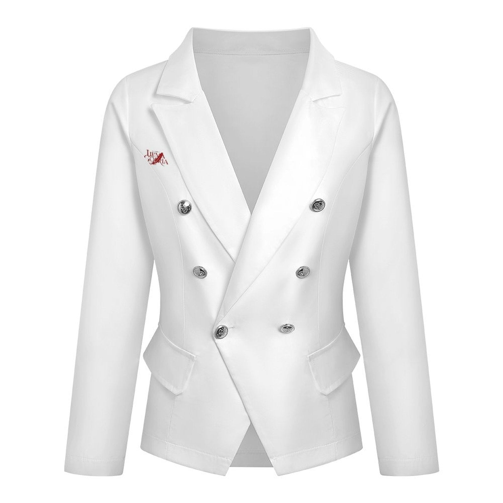 Blazer croisé femme élégant à bouton unique