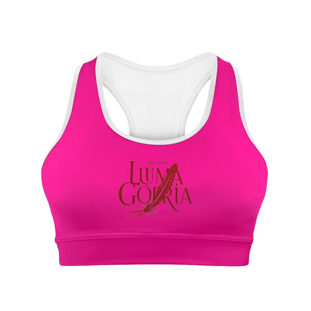 Brassière sport femme – Soutien, confort et poche arrière pratique Luma Gorria vêtement  Brassière sport femme Luma Gorria vêtement
