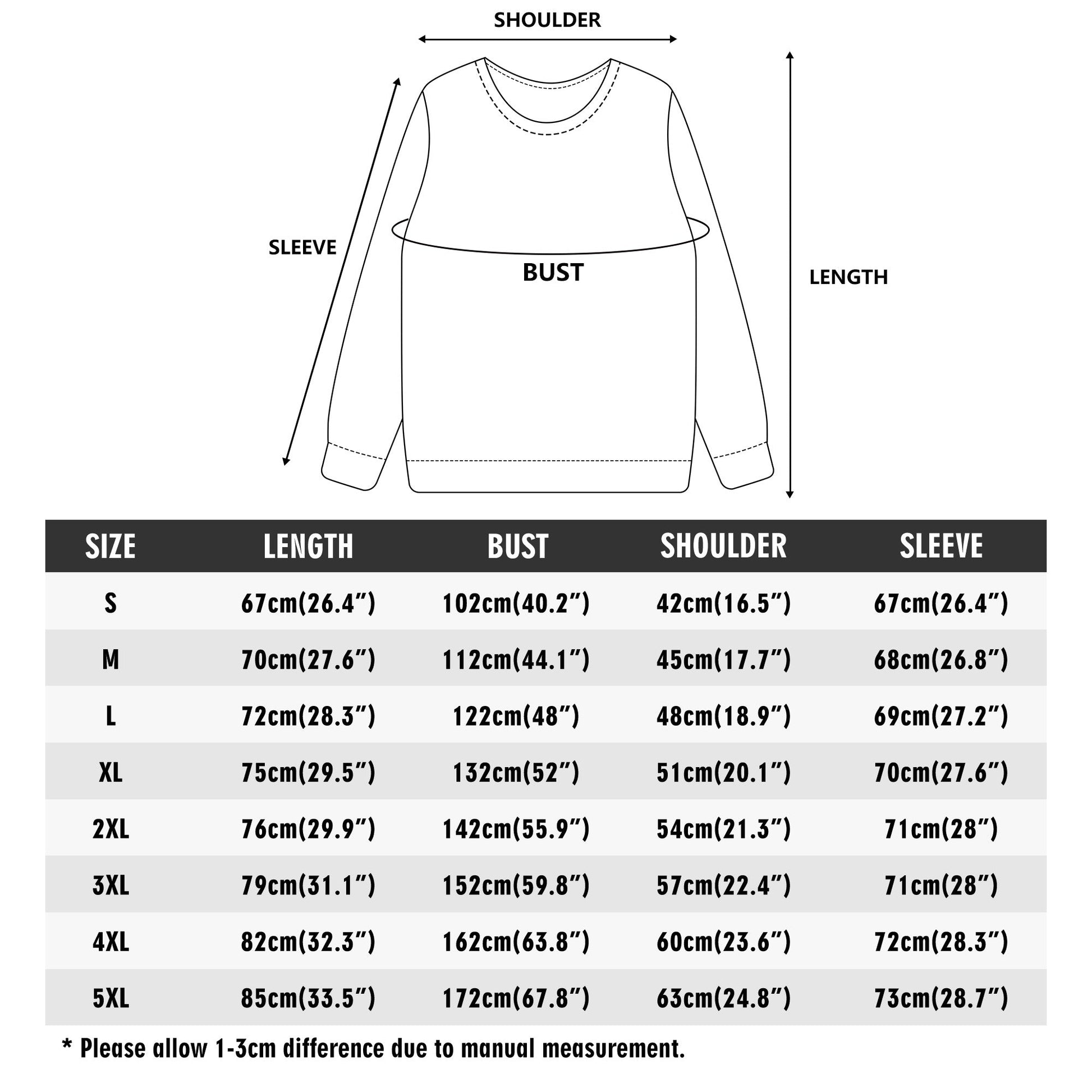 Unisex Custom Winter Christmas Pullover Sweatshirt popcustoms   Luma Gorria vêtement