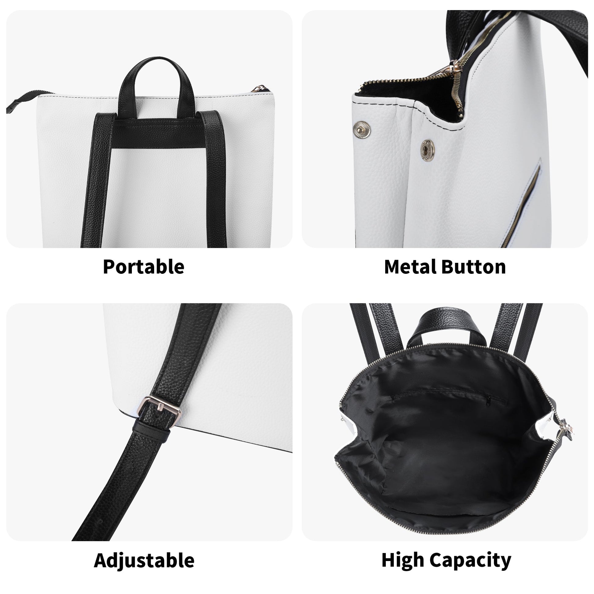 Sac à dos cuir PU femme – Antivol, élégant et multifonction Luma Gorria vetement  Sac à dos cuir PU femme Luma Gorria vêtement