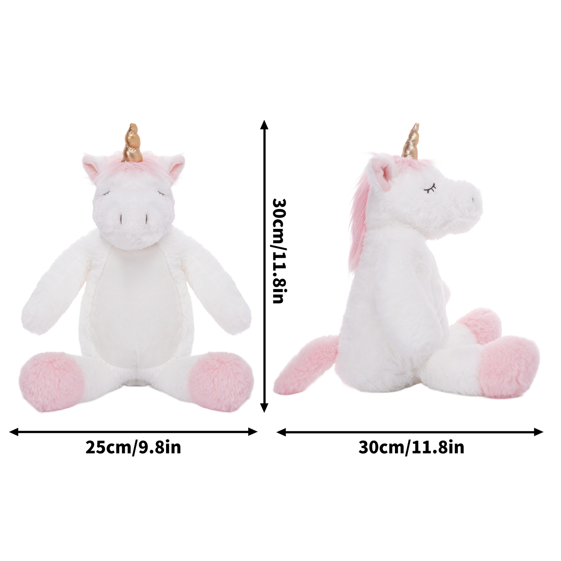Personalized Cute Print Plush Unicorn for Birth Keepsake popcustoms   Luma Gorria vêtement