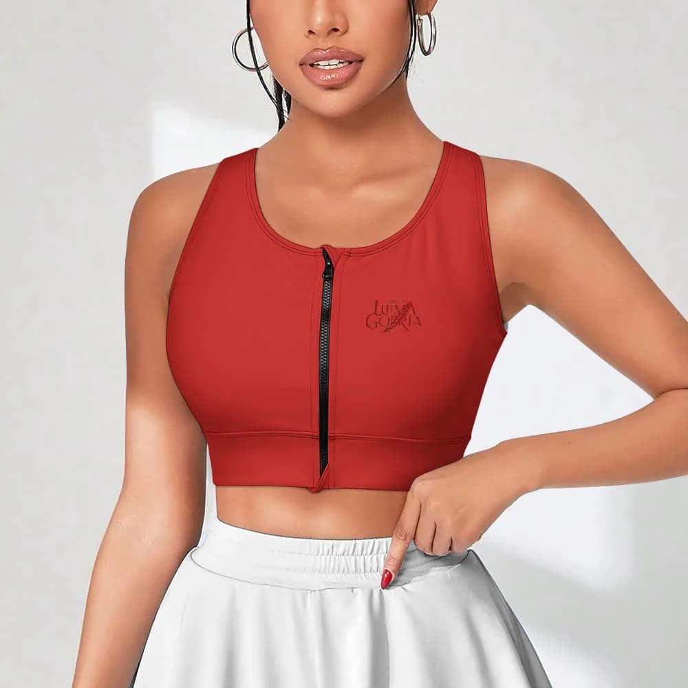 Brassière femme zippée légère