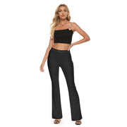 Pantalon femme taille haute évasé – Élégance & confort absolu