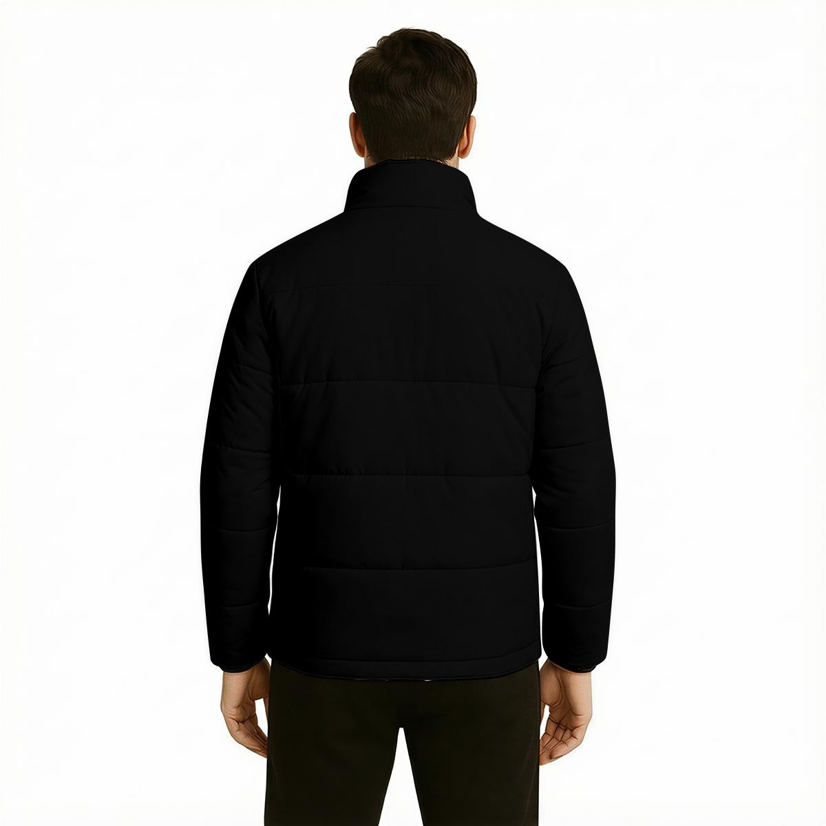 Veste homme matelassée chaude en polyester – Légèreté, chaleur & protection