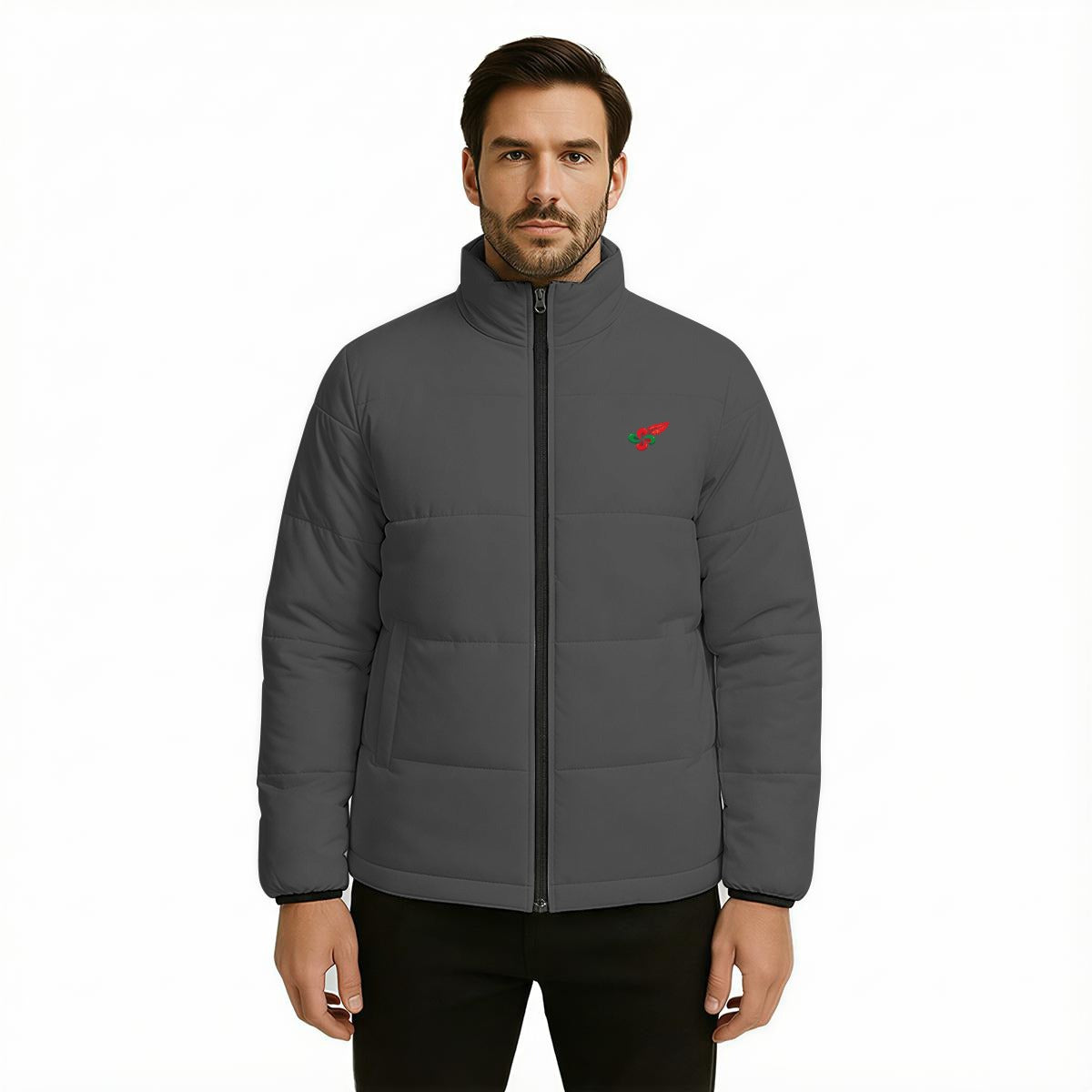Veste homme matelassée chaude en polyester – Légèreté, chaleur & protection