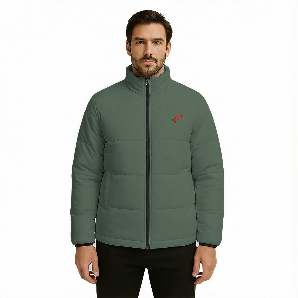Veste homme matelassée chaude en polyester – Légèreté, chaleur & protection