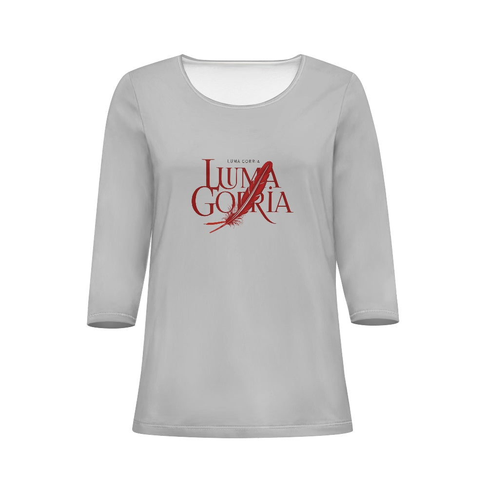 Haut femme manches 3/4 – Doux, élégant et pratique au quotidien Luma Gorria vêtement  Haut femme manches 3/4 Luma Gorria vêtement