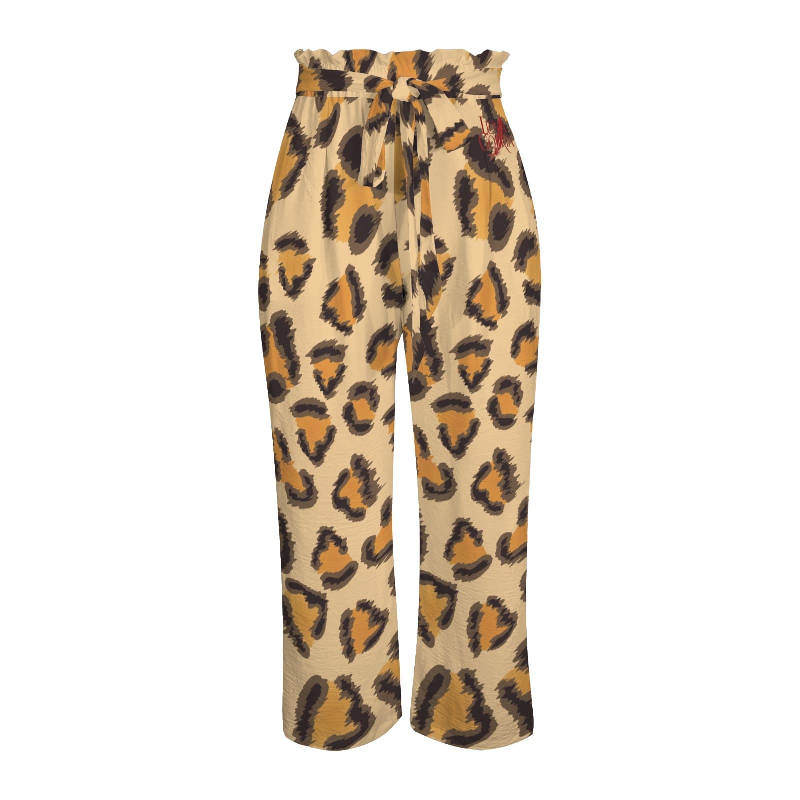 Pantalon large femme taille haute