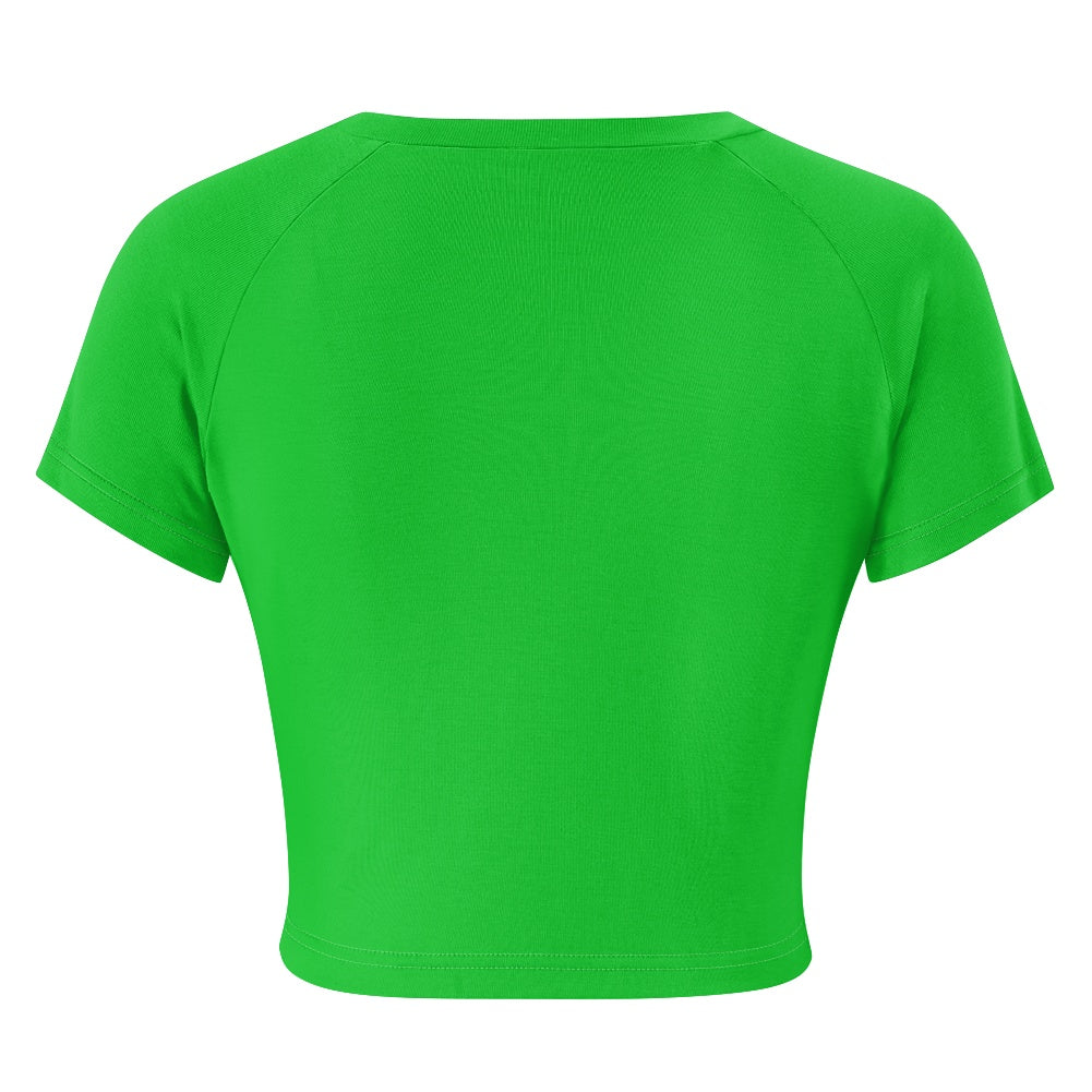 T-shirt court moulant femme – Extensible, doux et polyvalent Luma Gorria vêtement  T-shirt court moulant femme Luma Gorria vêtement